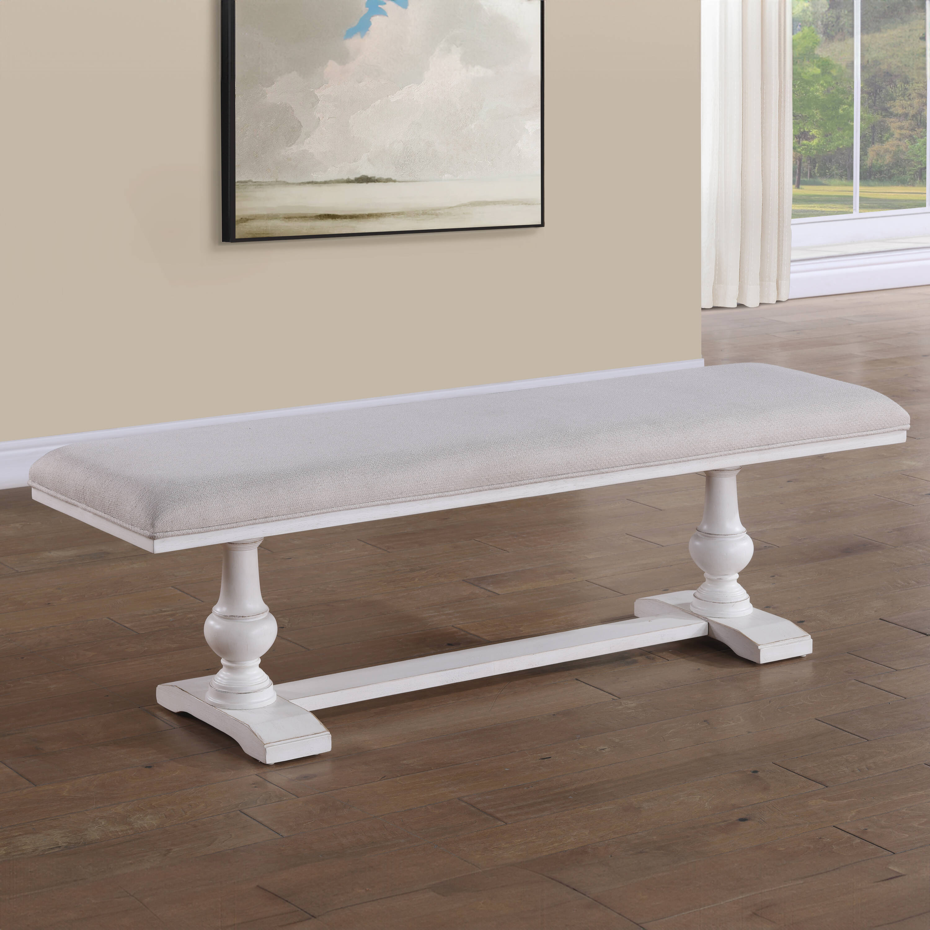 Steve Silver WAR500WBN Dining-Benches - View #4