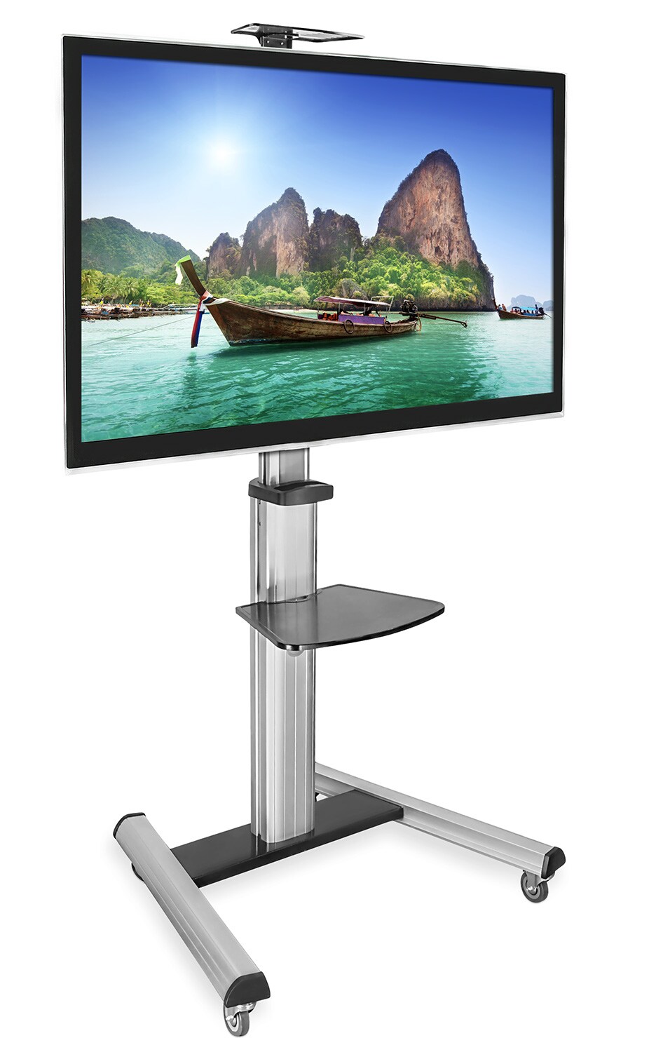 Silver tv stand 70 inch hotsell