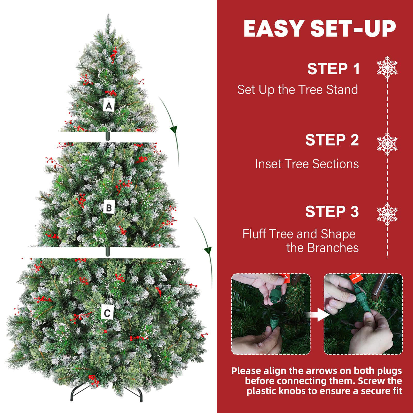 vivatrees CTA-4033 Artificial-Christmas-Trees - View #8