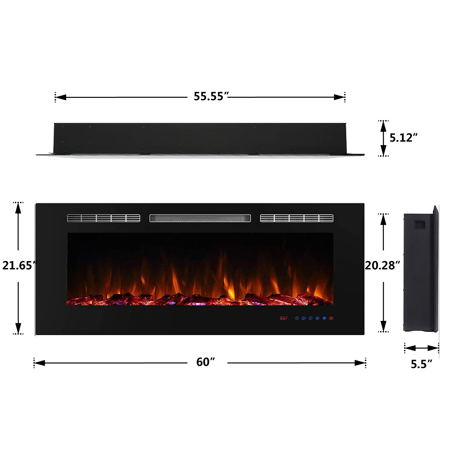 CASAINC VL-EF60 Electric-Fireplaces - View #8