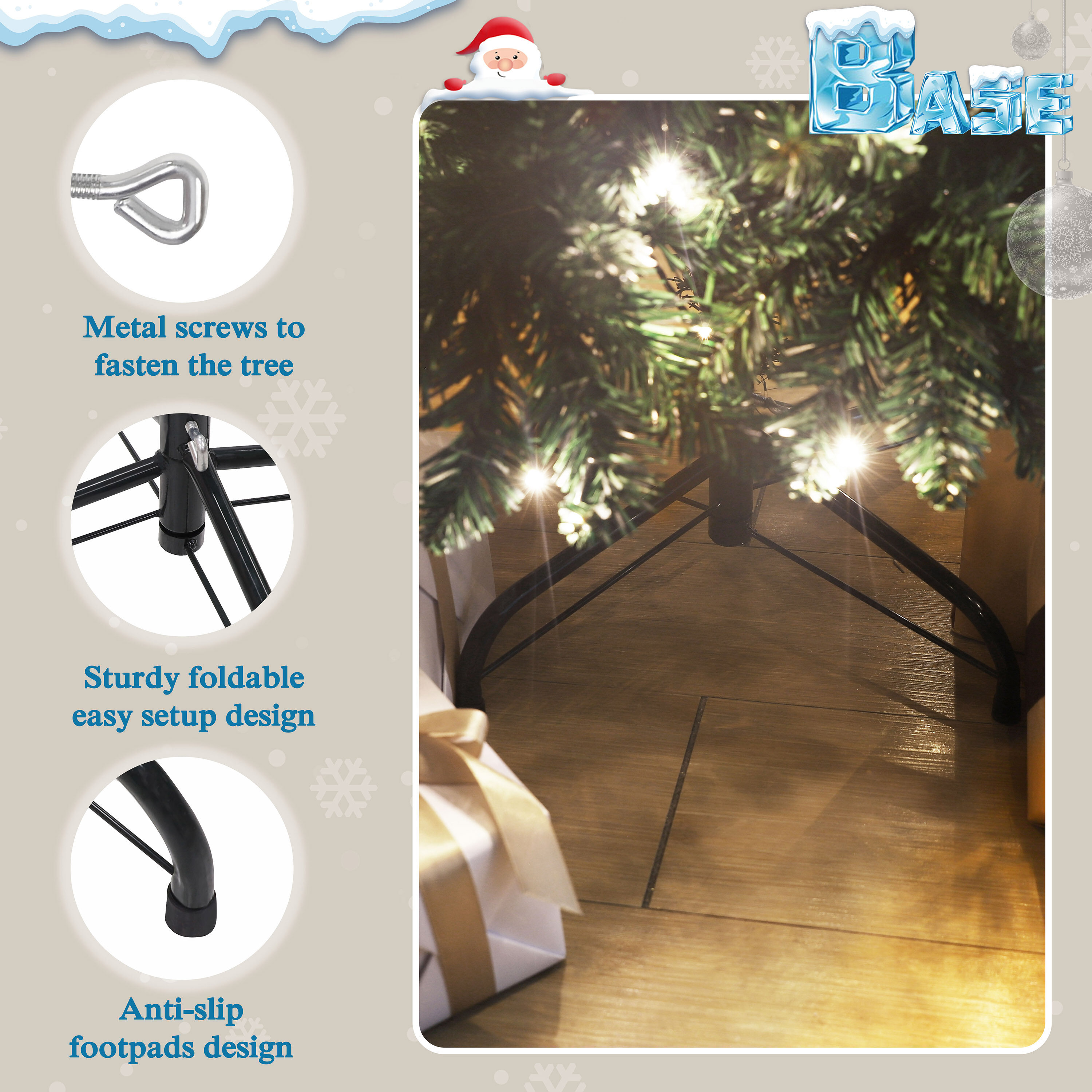 VEIKOUS HP1001-05-01 Artificial-Christmas-Trees - View #9