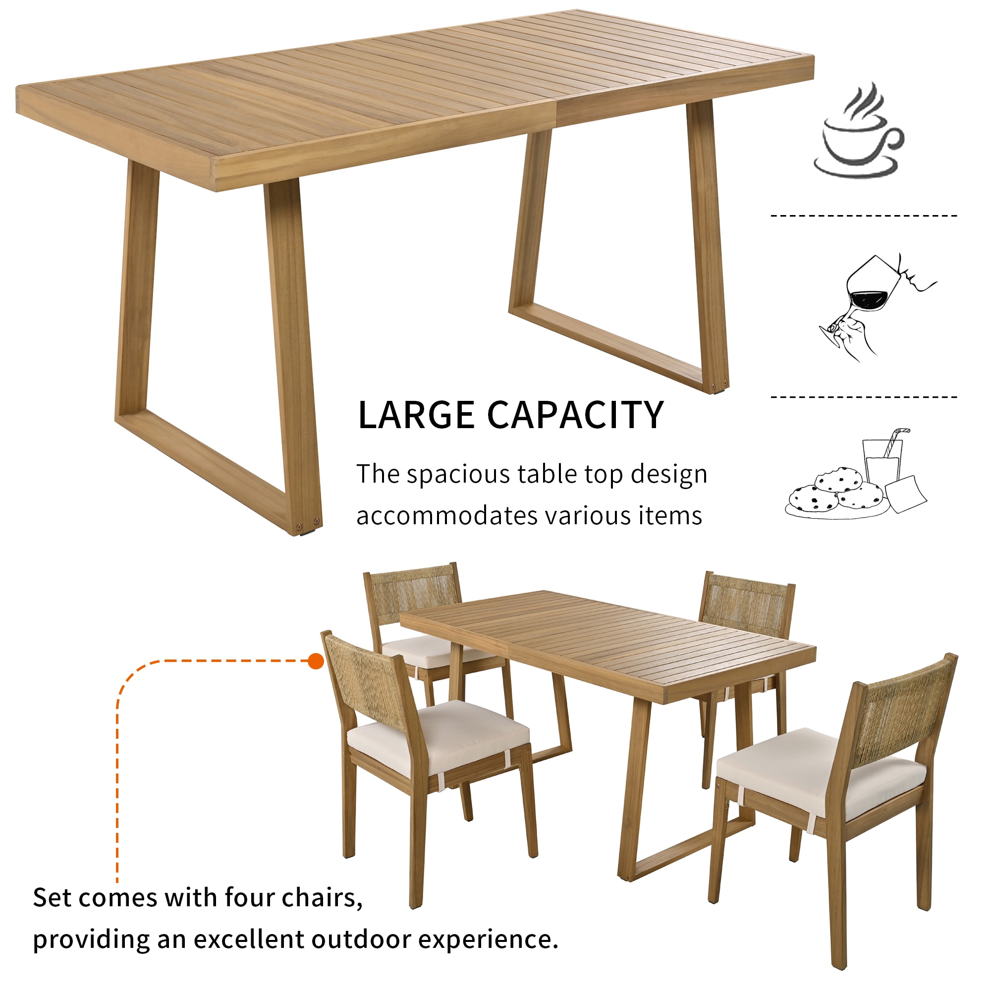 ModernLuxe L-WY000393AAA Patio-Dining-Sets - View #5