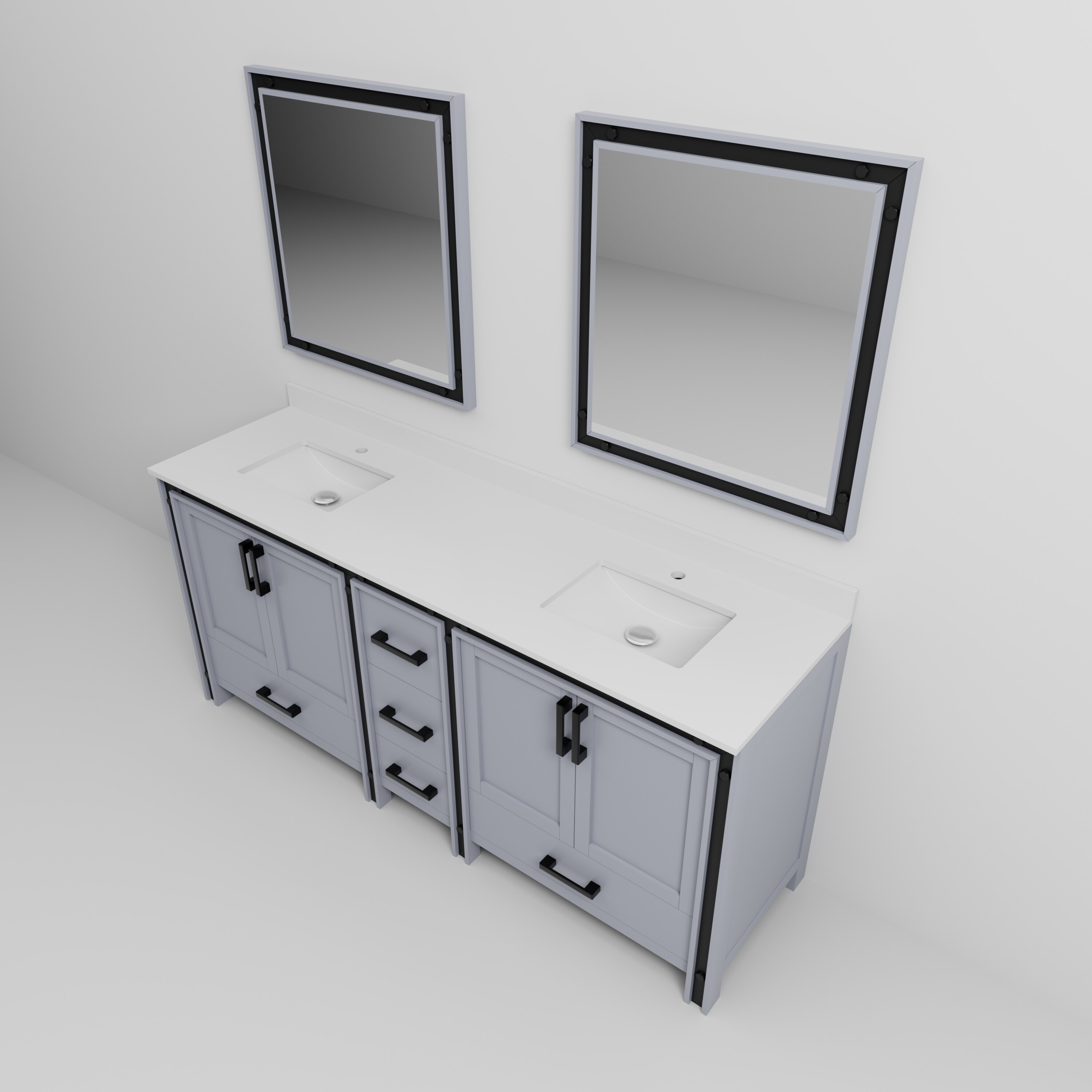 Lexora LVZV80DB210 Bath-Vanity-Combo - View #12
