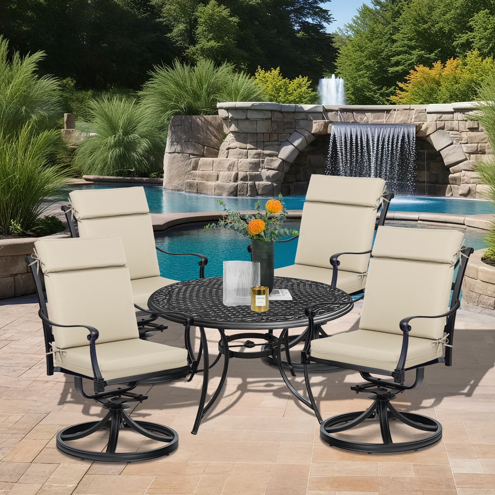Aoodor A288-PBNBN Patio-Furniture-Cushions - View #4