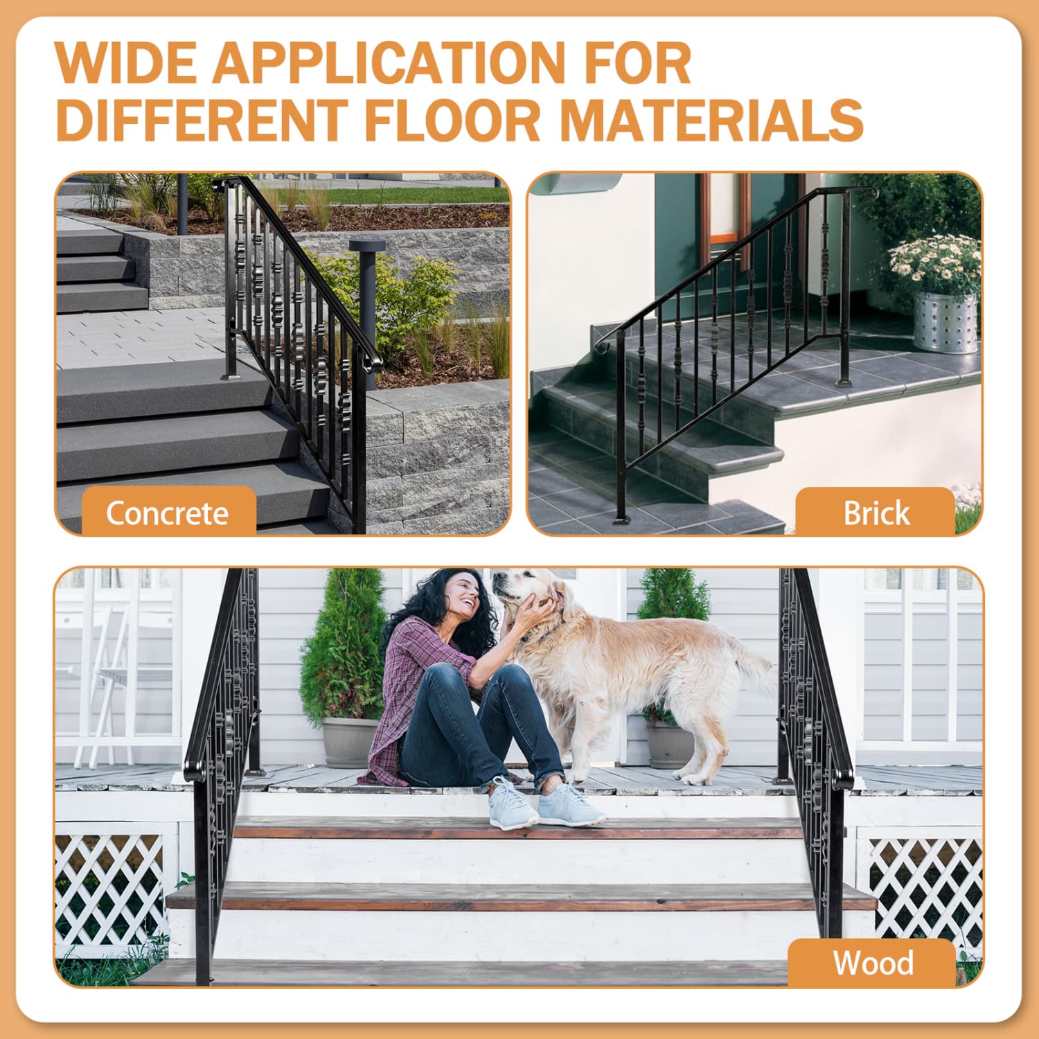 Angel Sar L2ZYYA403MBO4-BK Interior-Stairpart-Railing - View #4