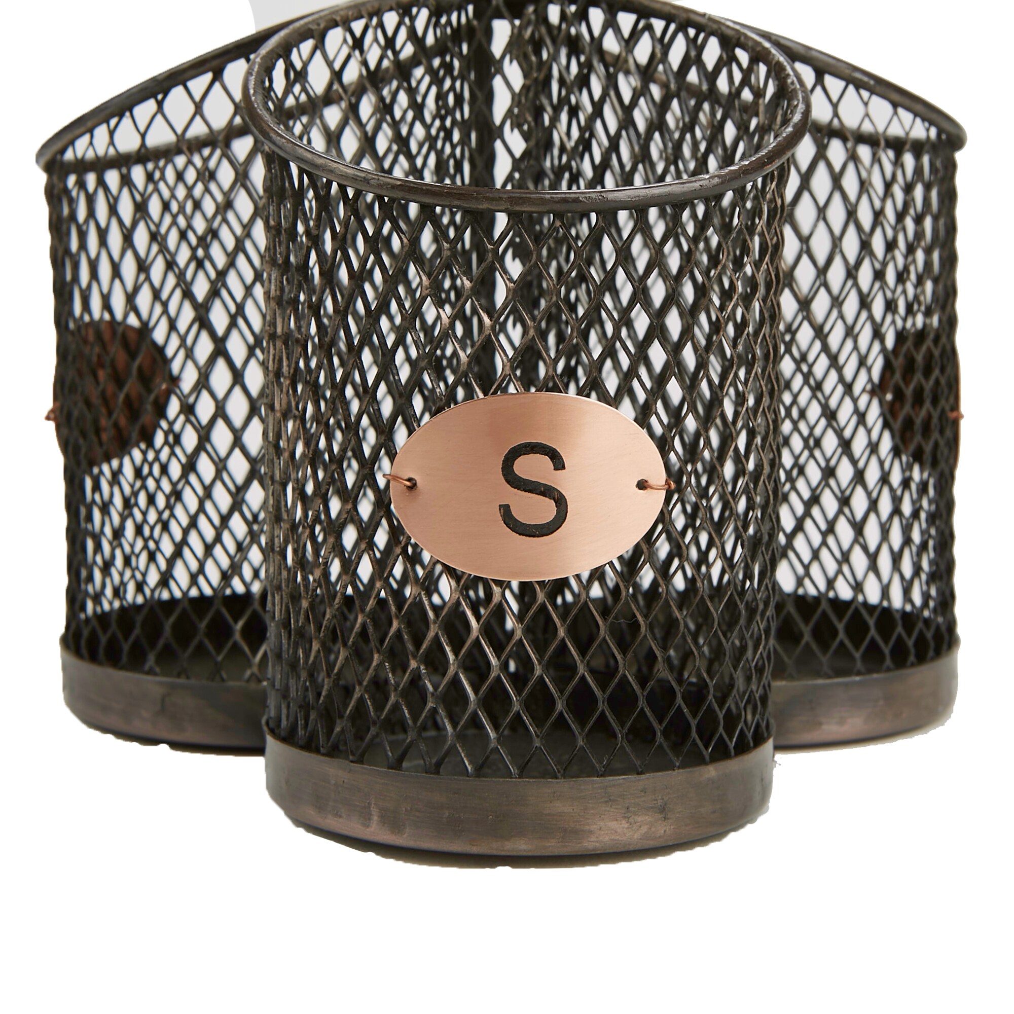 Mind Reader 3WCADUT-BRN Kitchen-Utensil-Holder - View #4