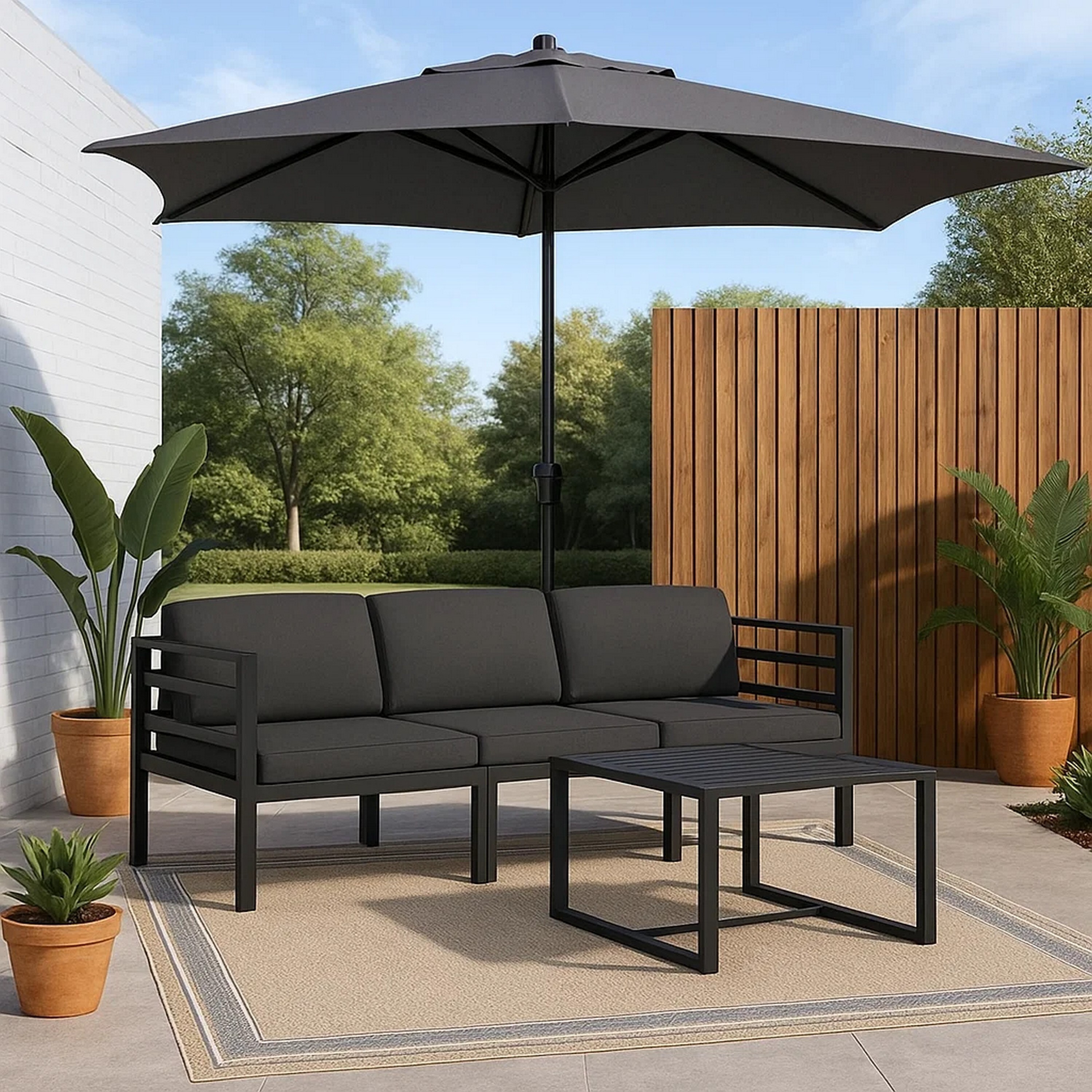 Benzara BM325629 Patio-Conversation-Sets - View #6