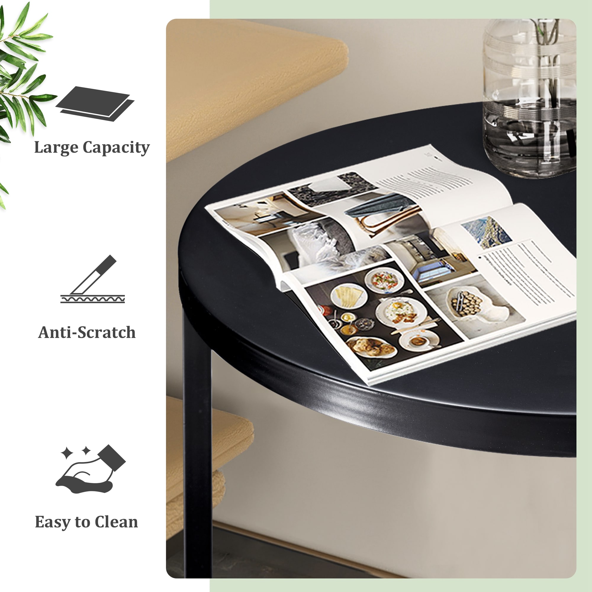 Pellebant ST25-TB014BLK Patio-Tables - View #6