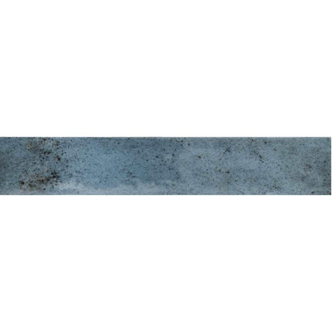 Ibiza 2" x 10" Blue Glossy Ceramic Subway Tile