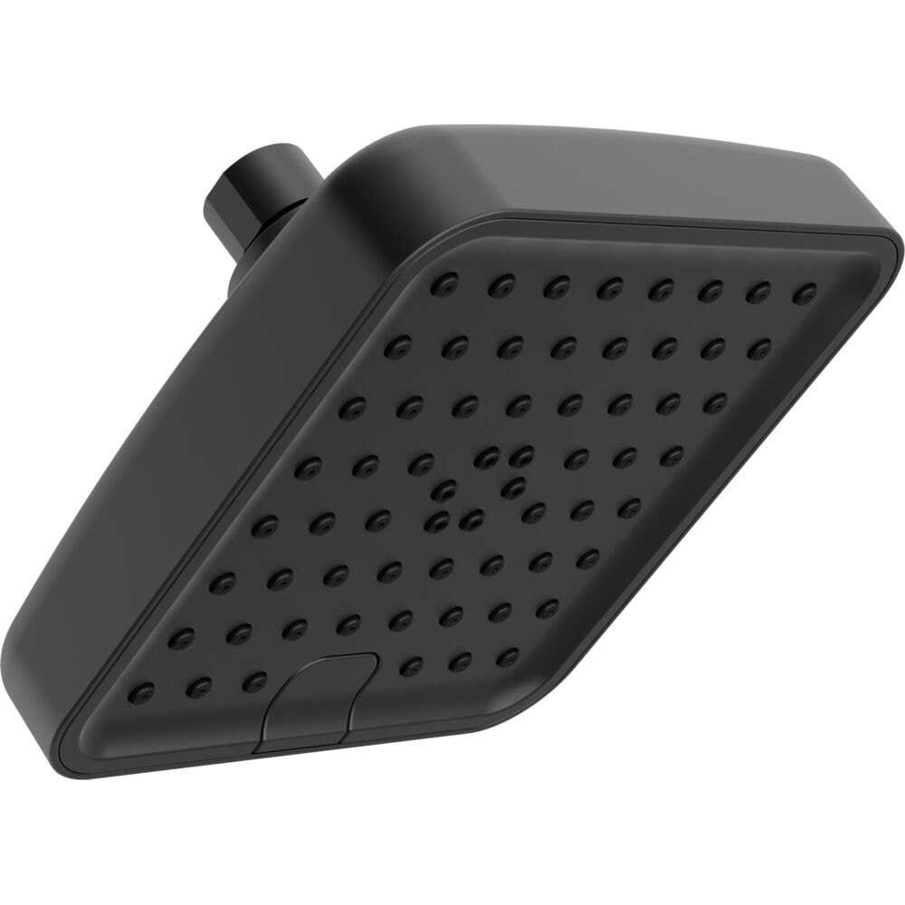Delta - 4 -Spray Matte Black 6-in Square Shower Head 1.75 GPM