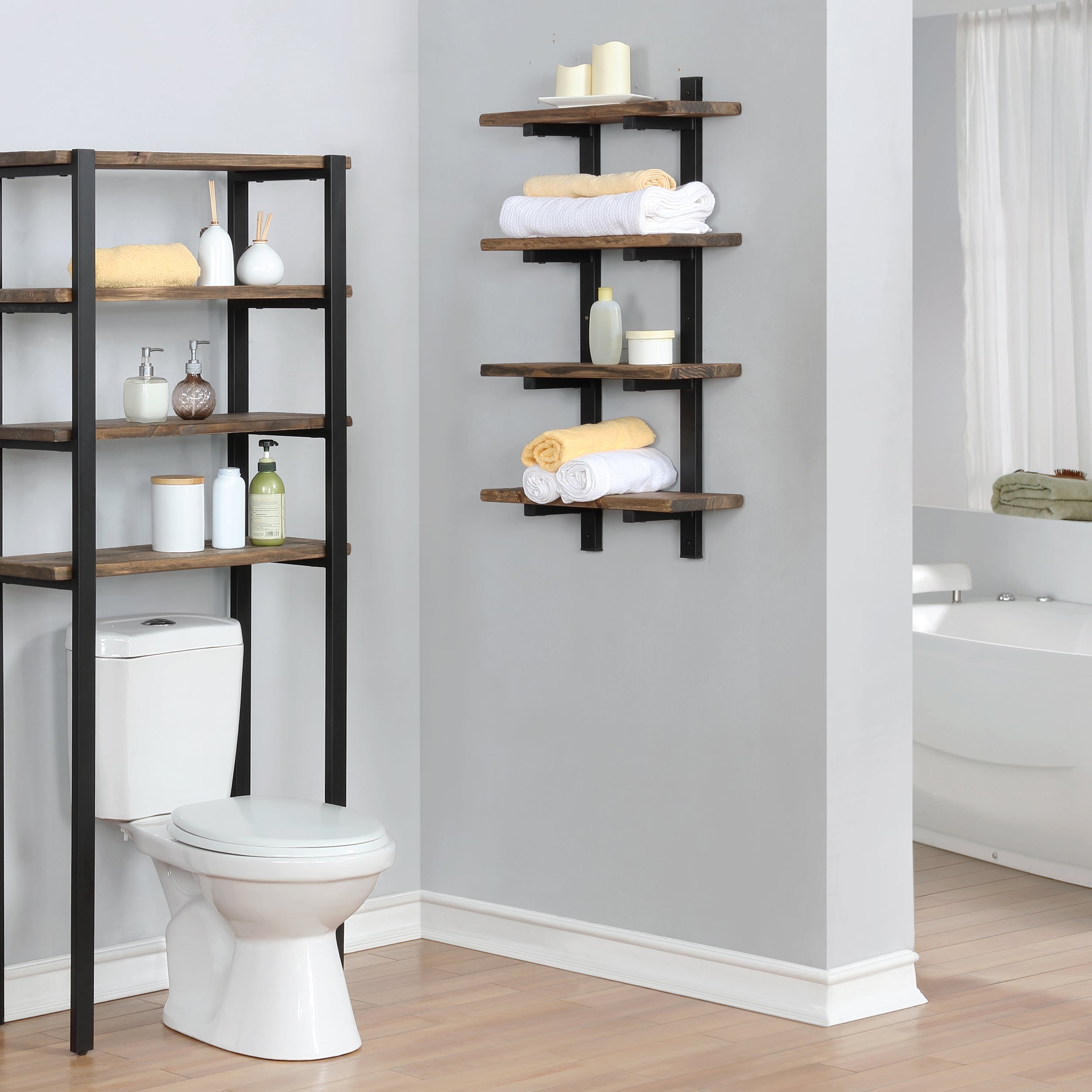 Alaterre Furniture AMBA5920 Bathroom-Shelves - View #2