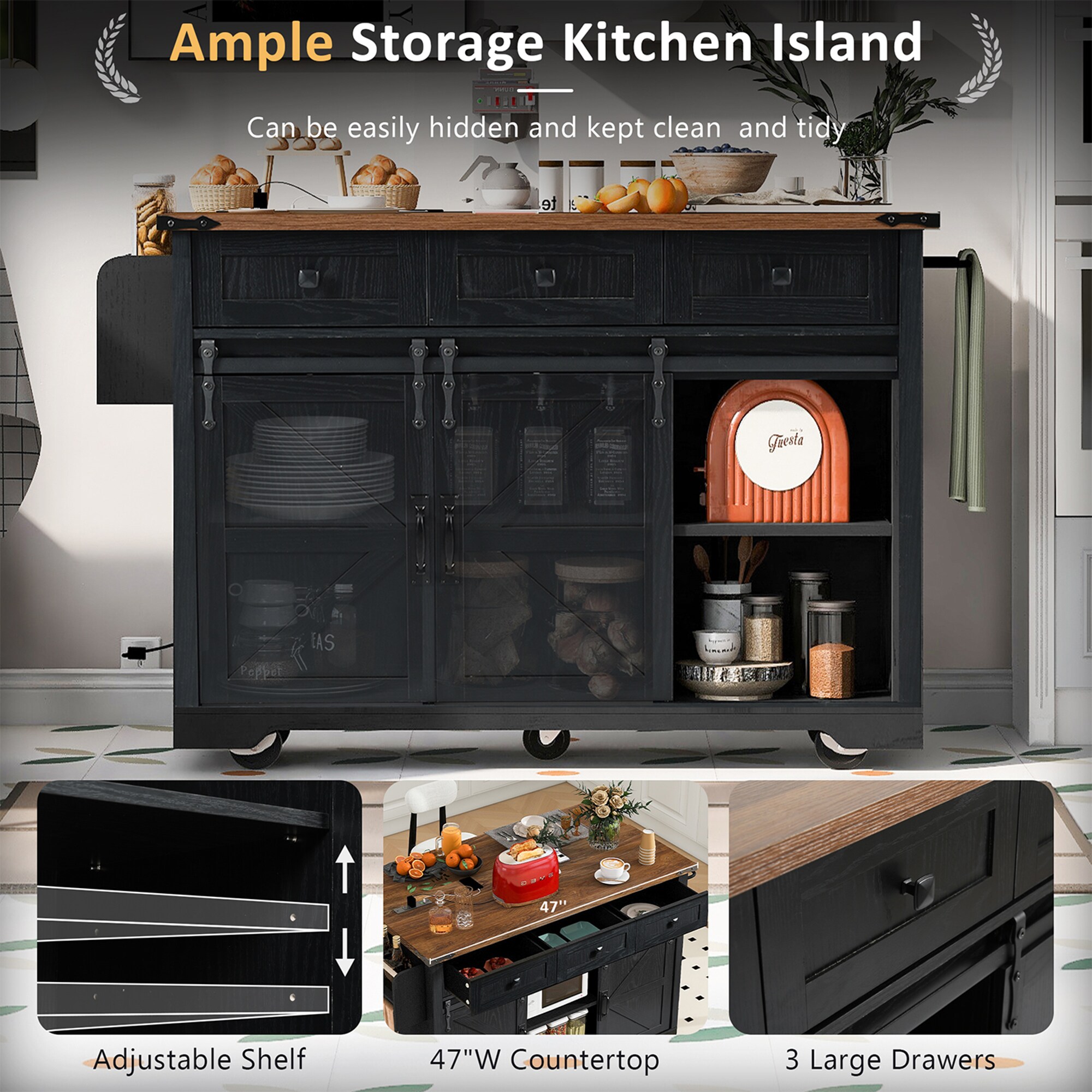 SINOFURN SYB260053BK Kitchen-Furniture - View #10