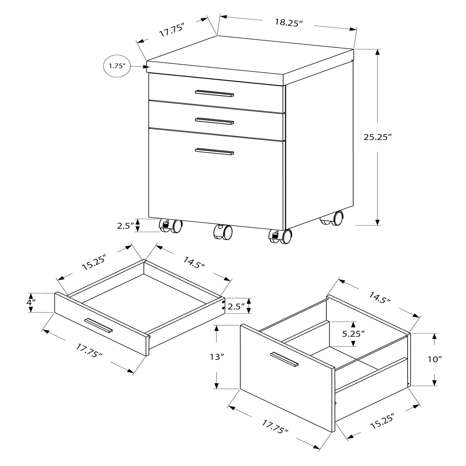 GZMR GZ-B27196 Filing-Cabinets - View #11
