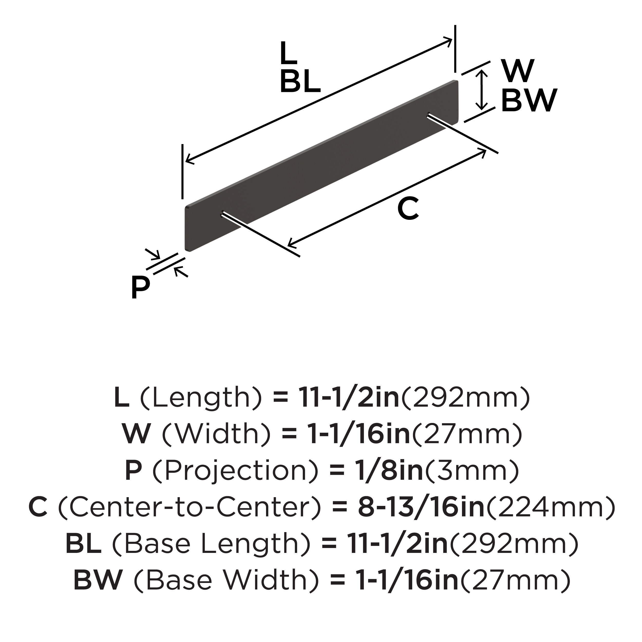 Amerock BP37606ORB backplates - View #4