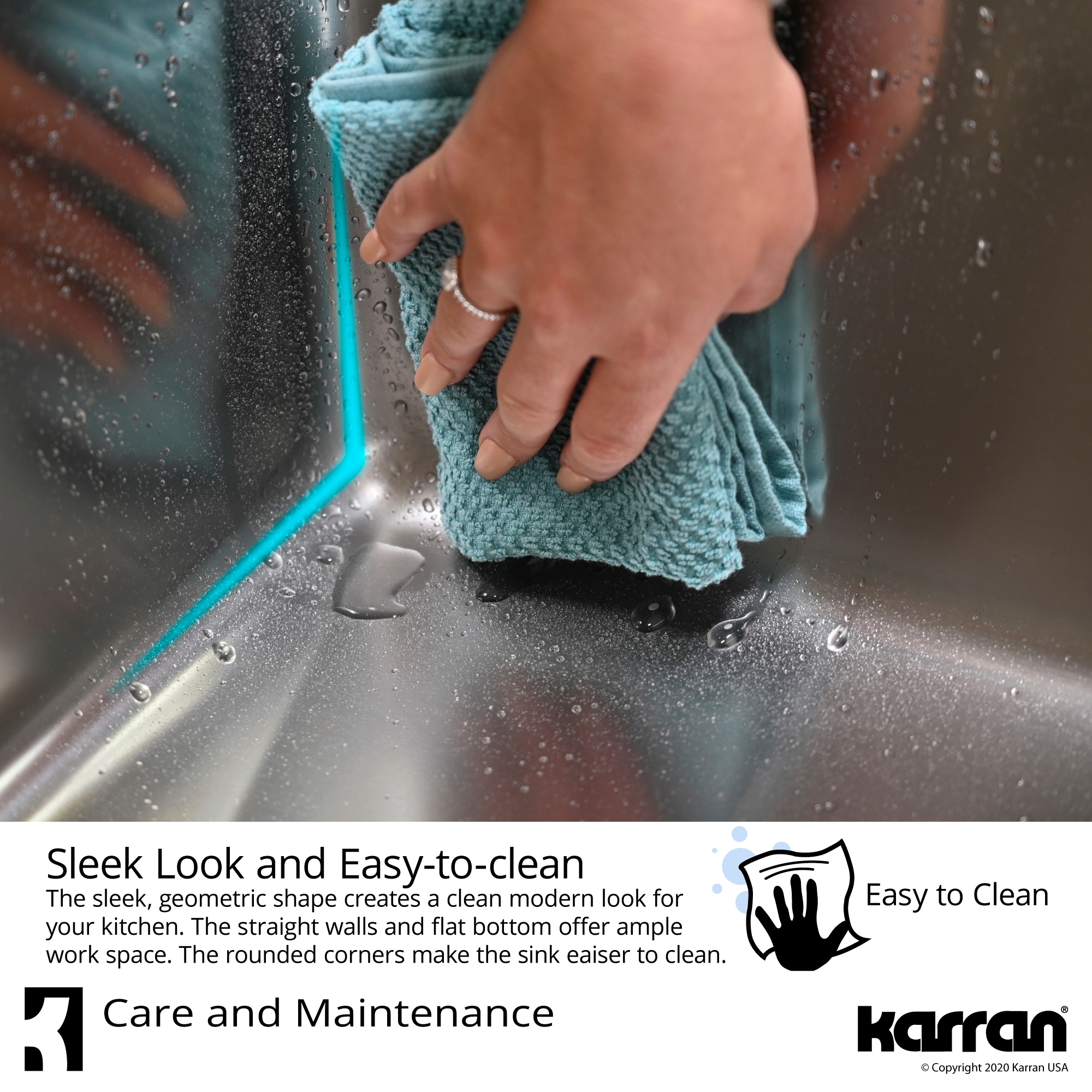 Karran SU75-PK1 Kitchen-Sinks - View #6