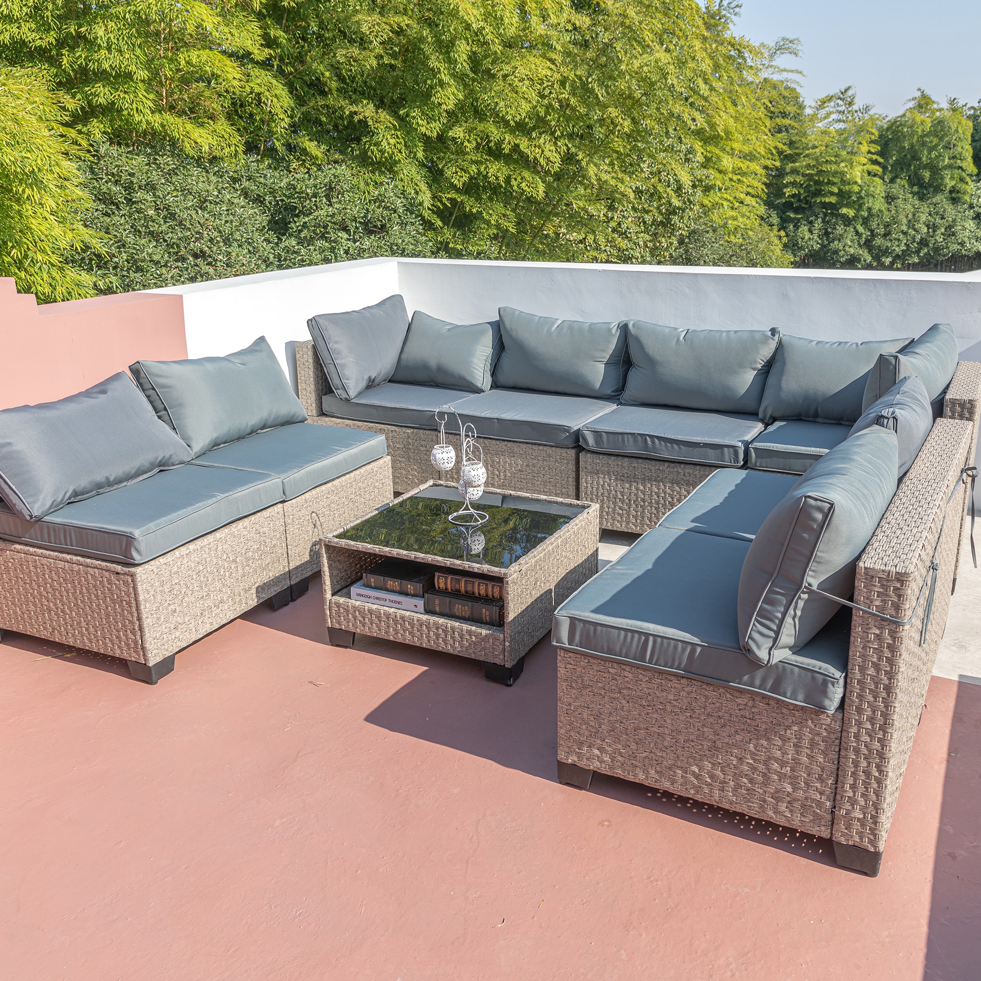 SINOFURN SYD090003GY Patio-Sofas-Daybeds - View #2