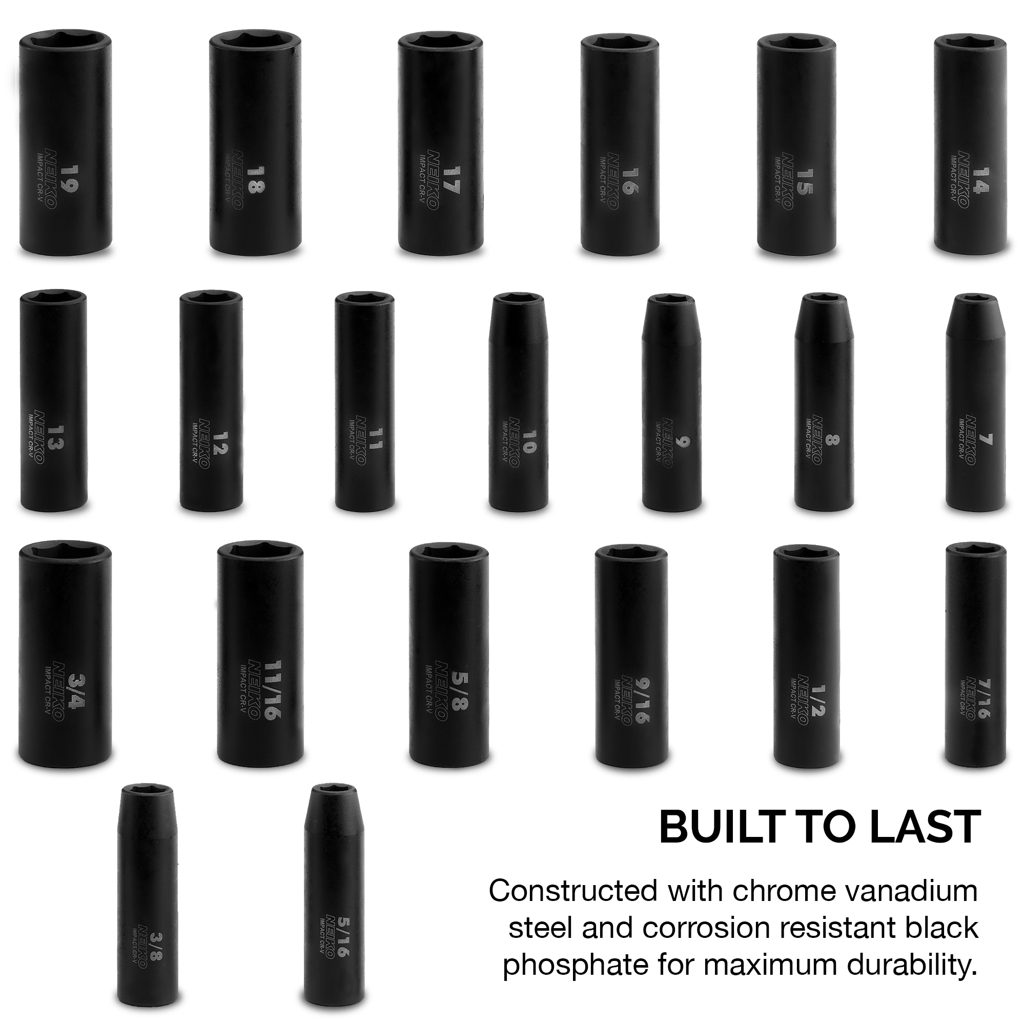 NEIKO 02431A Impact-Socket-Sets - View #2