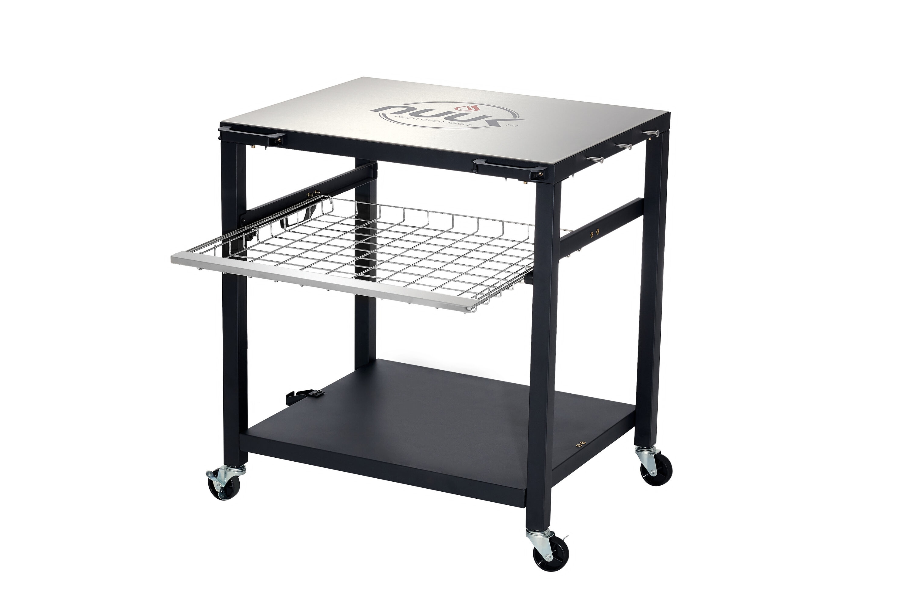 NUUK PT100 Black, Powder Coating Steel Pizza oven table