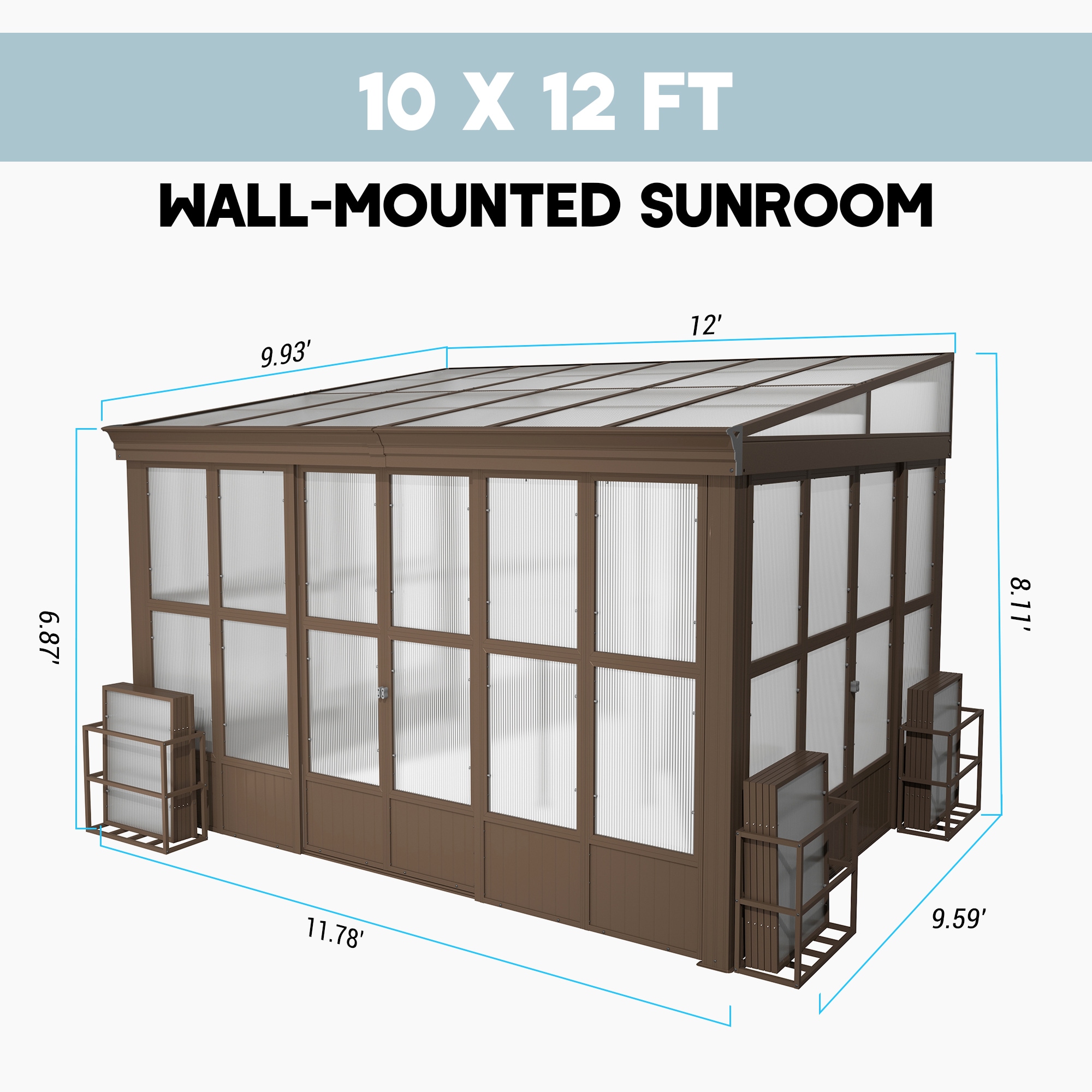 Clihome CL-LGFP1647 Wood-Resin-Gazebos - View #9