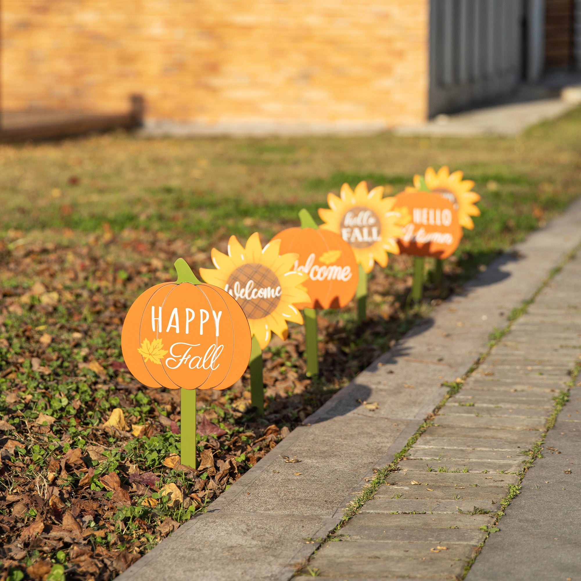 Glitzhome 2030000008 Outdoor-Thanksgiving-Decor - View #2
