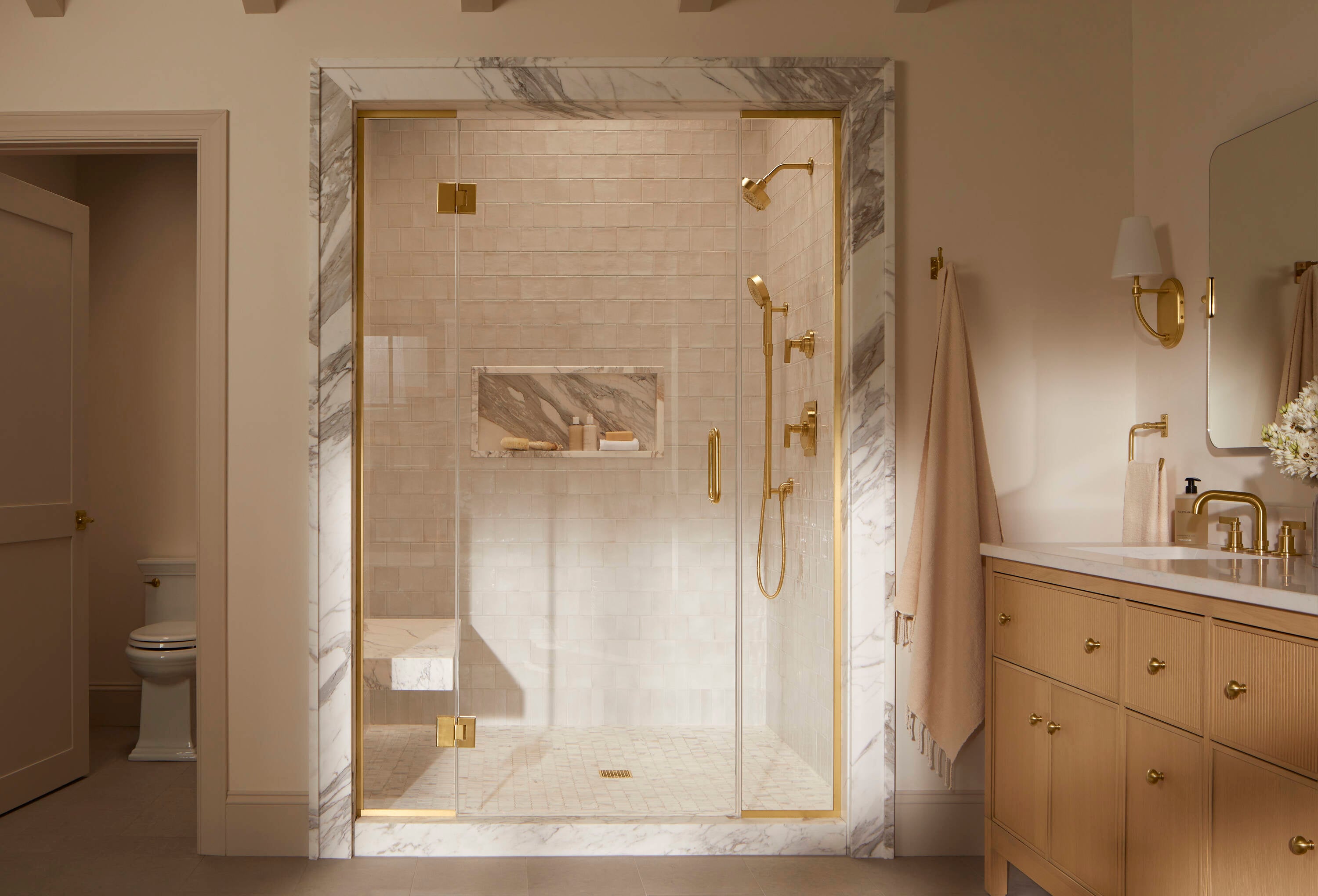 Shop KOHLER Kohler S Castia By Studio McGee Rite Temp Shower   65614133 