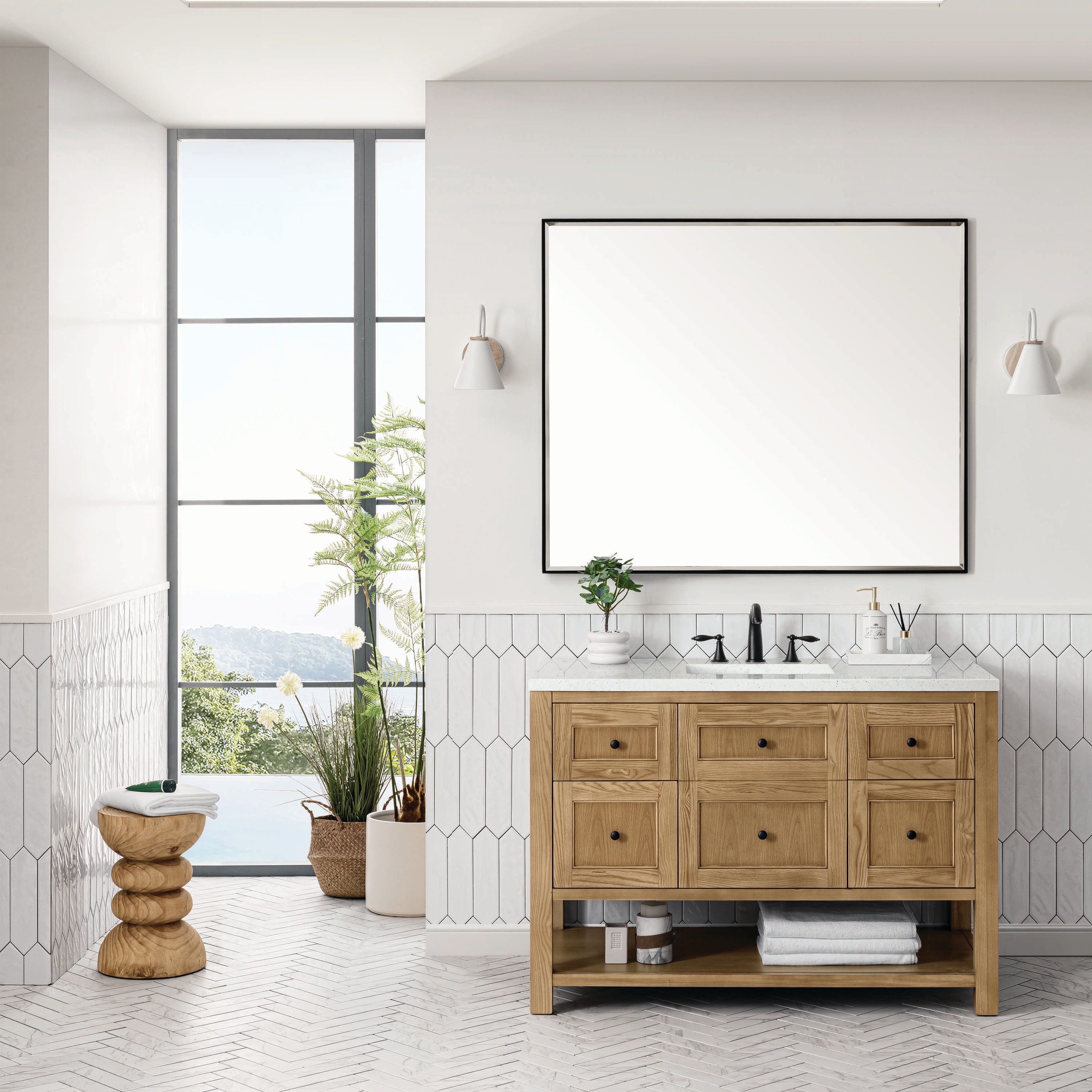 James Martin Vanities 330-V48-LNO-3LDL Bath-Vanity-Combo - View #2
