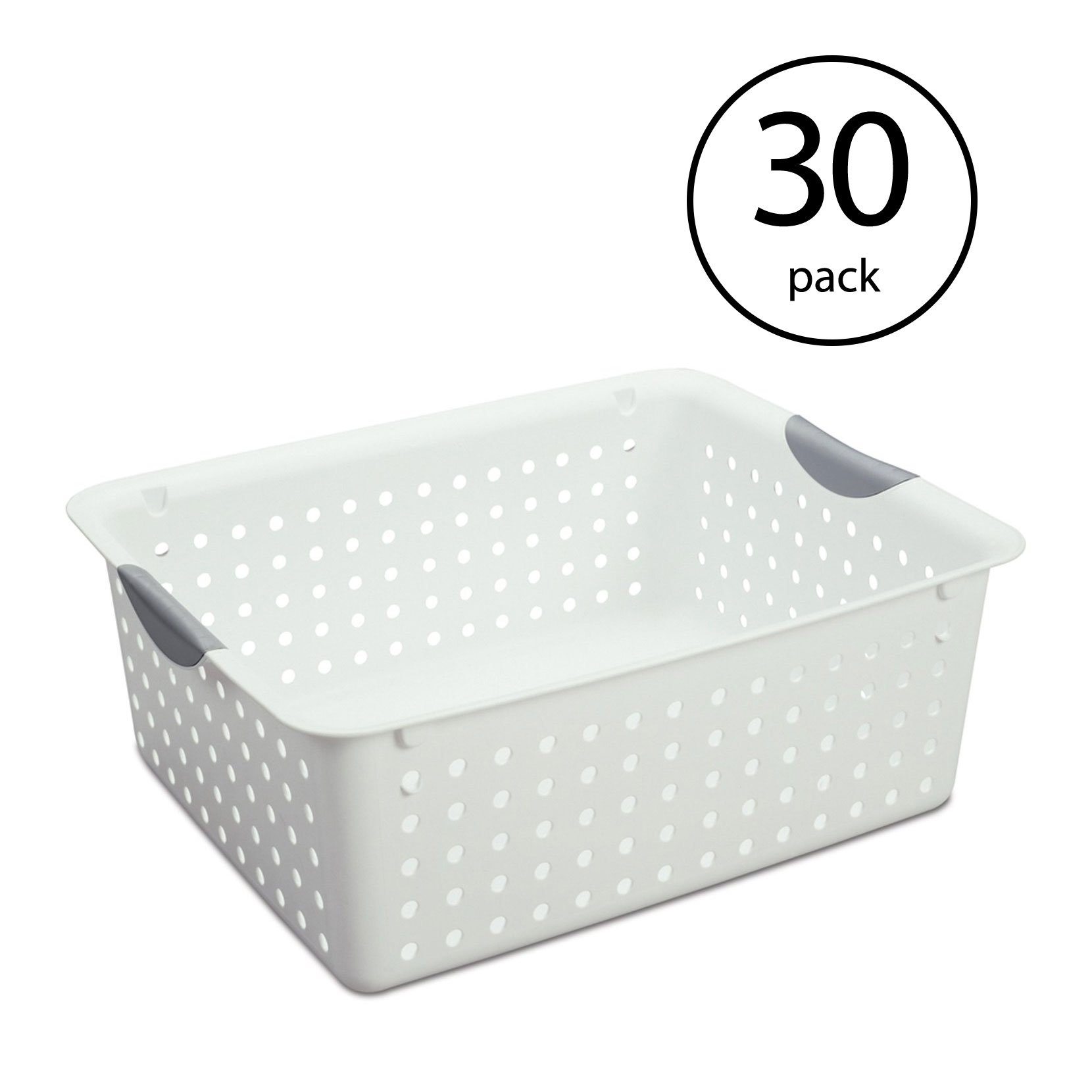 Clean Cubes 30 Gallon Disposable Trash Cans (3-Pack / Reusable / White)