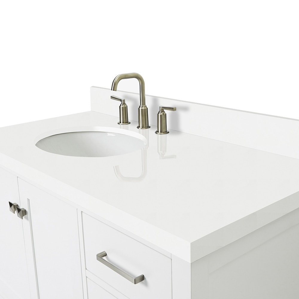 ARIEL A043SLWQOVOWHT Bath-Vanity-Combo - View #7