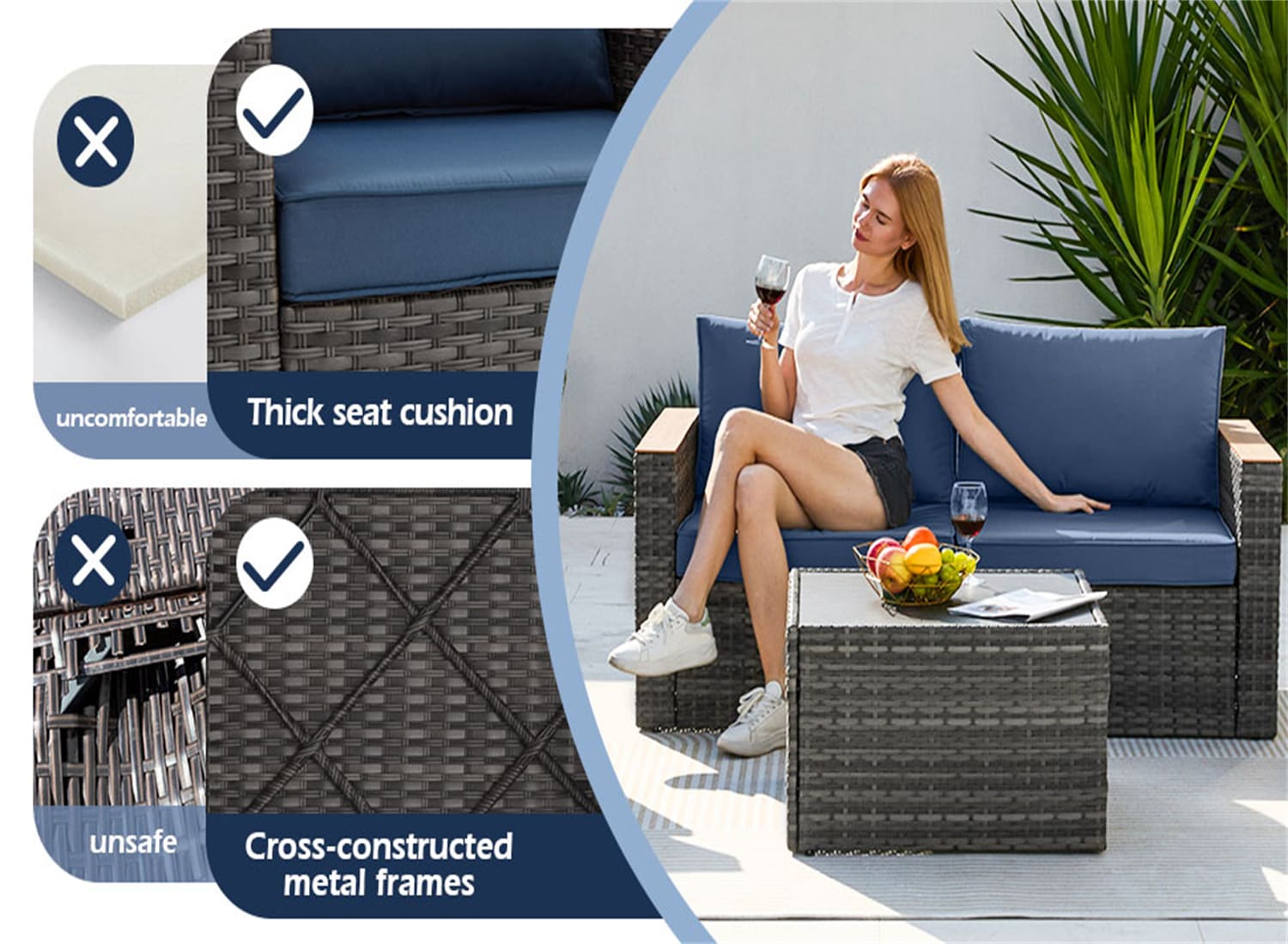 CESICIA JT35A Patio-Conversation-Sets - View #10