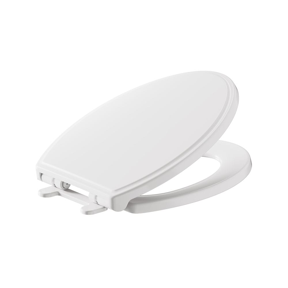 American Standard 5020A65G.020 Traditional Plastic White Elongated Soft Close Toilet Seat