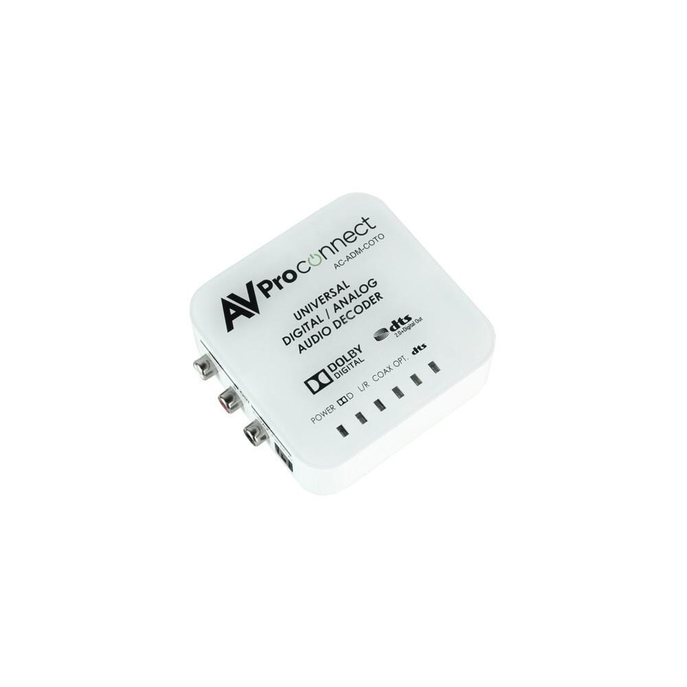  TCNCD339446 AV Pro Connect AC-ADM-COTO Universal Digital and Analog Audio Converter with Dolby Digital and DTS