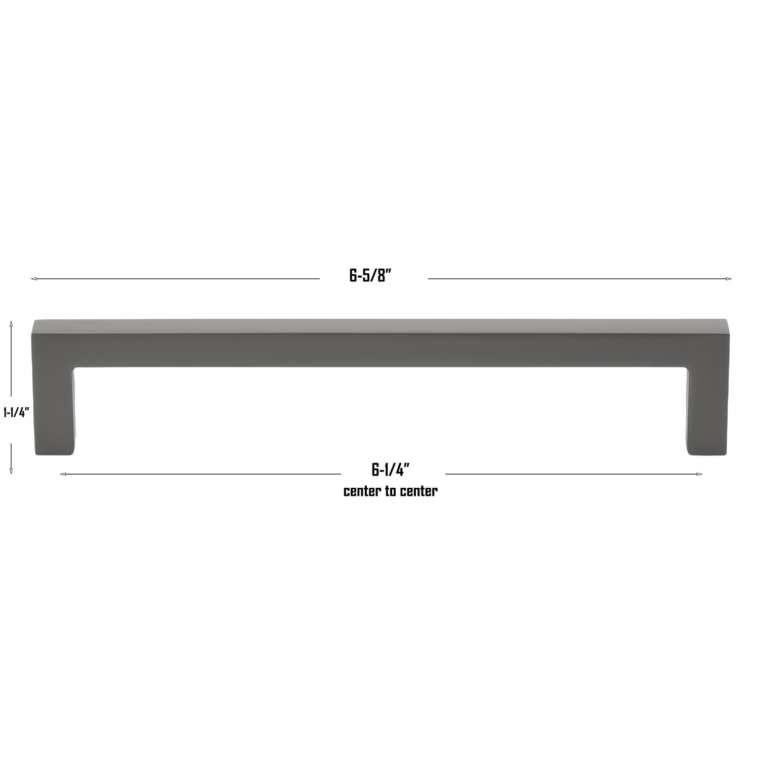 GlideRite Hardware 21683-160-GPH-5 Cabinet-Pulls - View #4