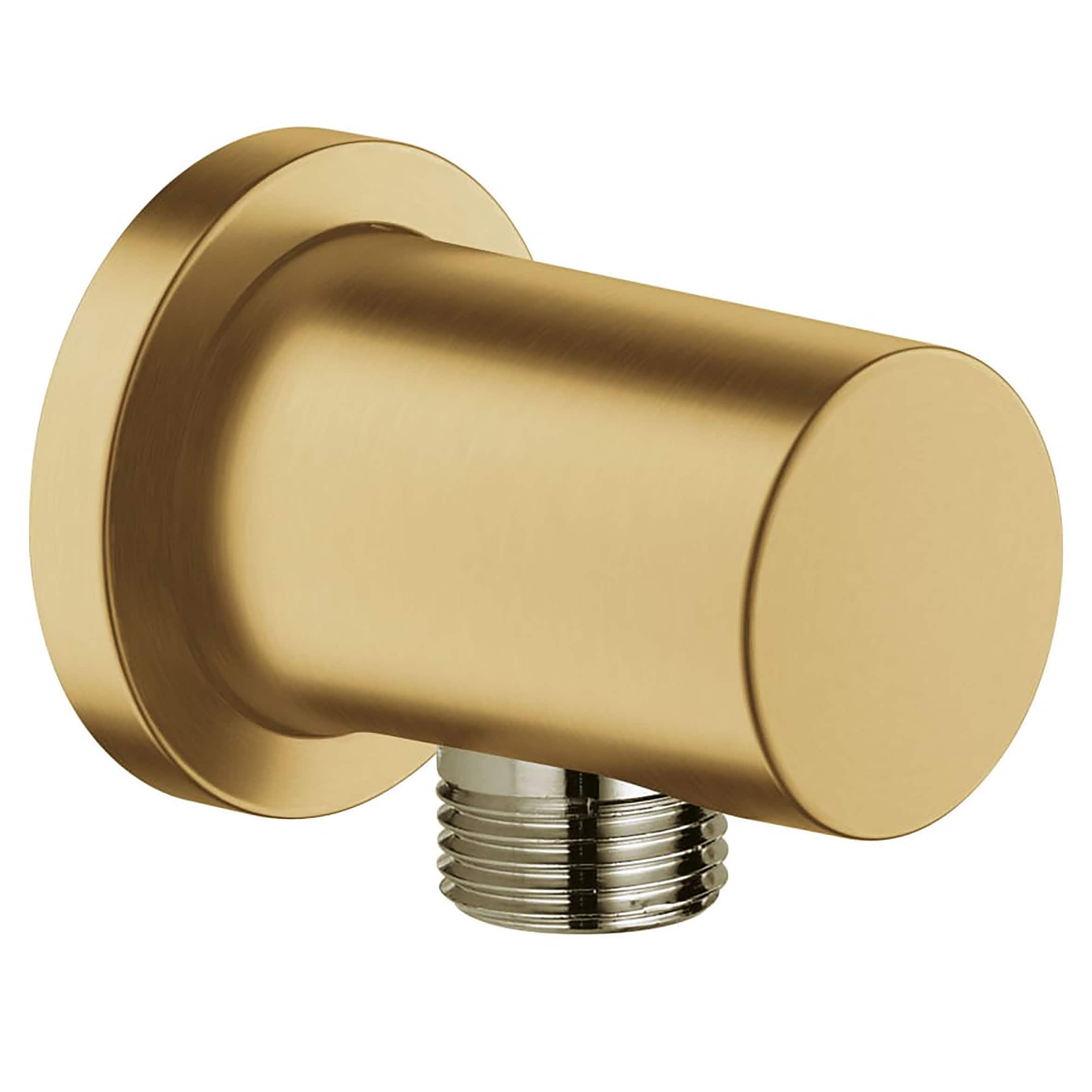 Relexa Brass Wall-Mount Supply Elbow Hand Shower Holder in Polished Chrome