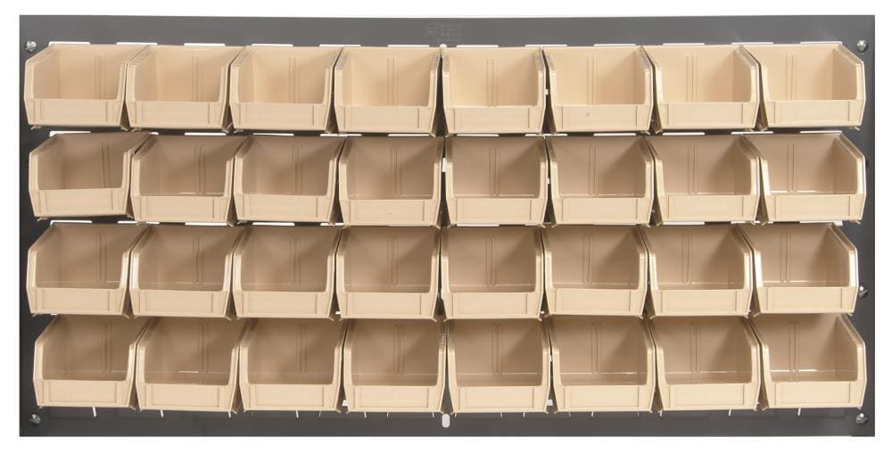 Quantum Storage Systems QLP-3619-220-32IV (36-in W x 19-in H x 1.3-in D) Gray Steel Bin