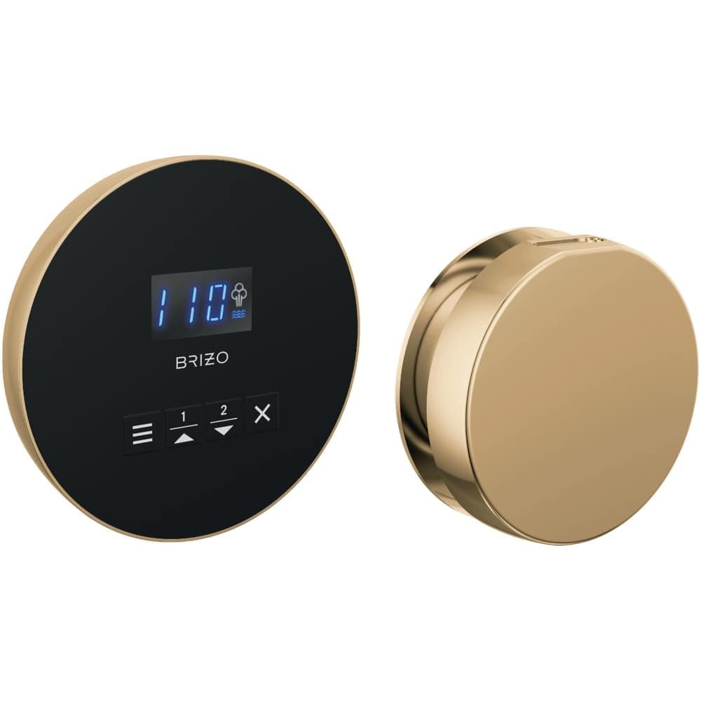 Brizo  8CH250R Mystix Round Steam Control Unit and Steam Head