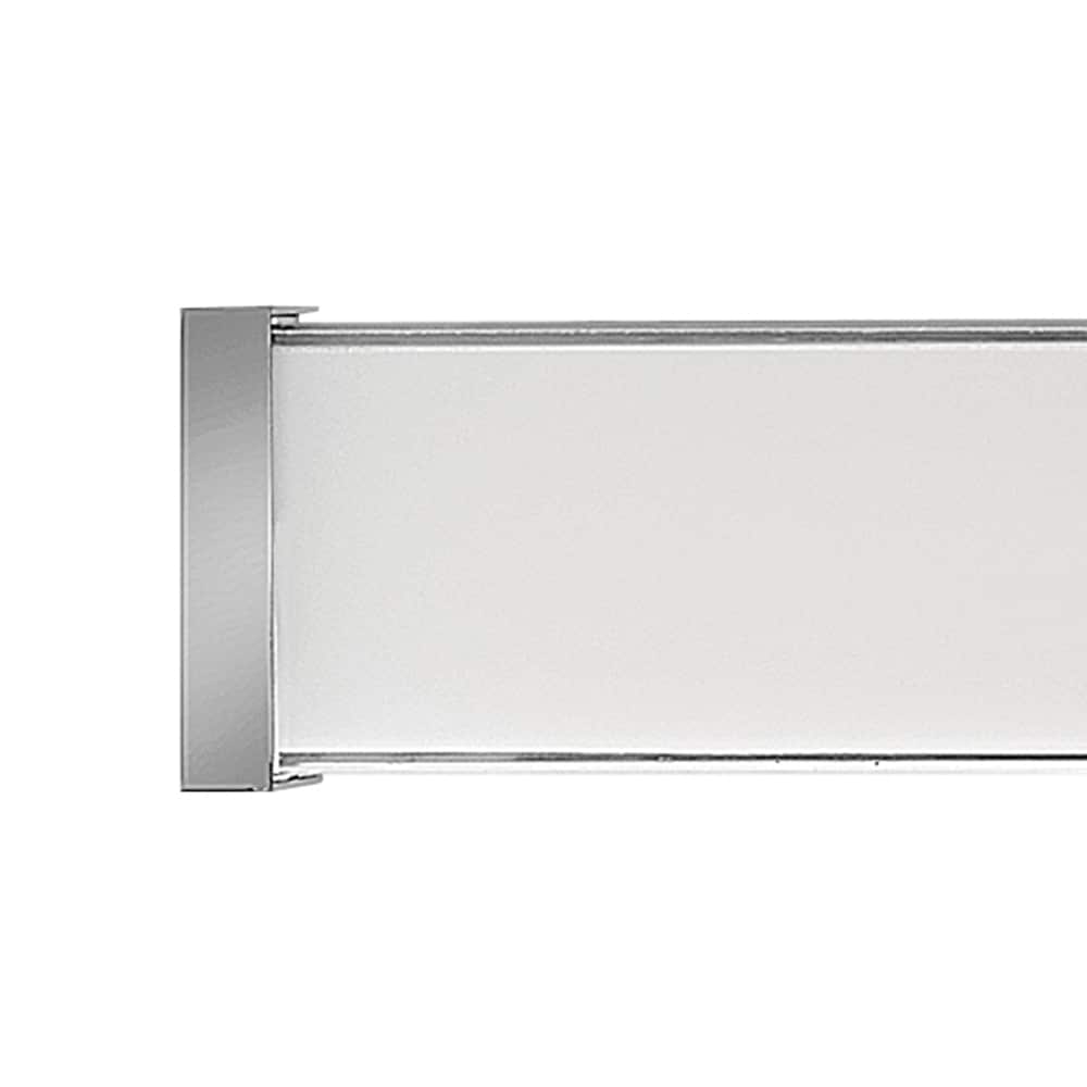 Pietra Chrome 30" Integrated LED Vanity Light with Natural Stone