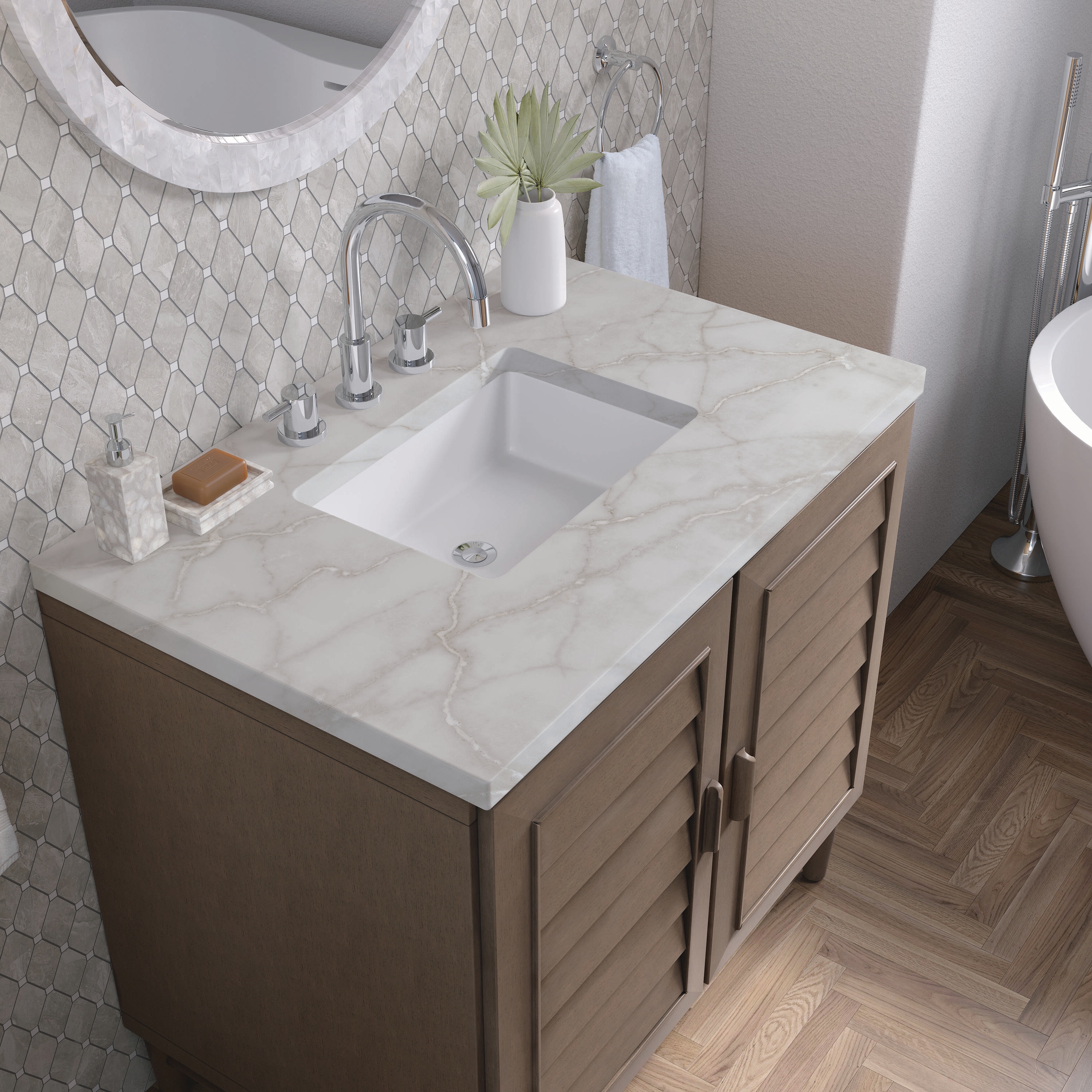 James Martin Vanities 620-V36-WW-3VSL Bath-Vanity-Combo - View #5