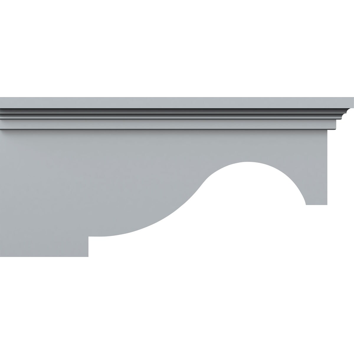 Ekena Millwork BKT07X03X05LU Exterior-Brackets-Braces - View #4