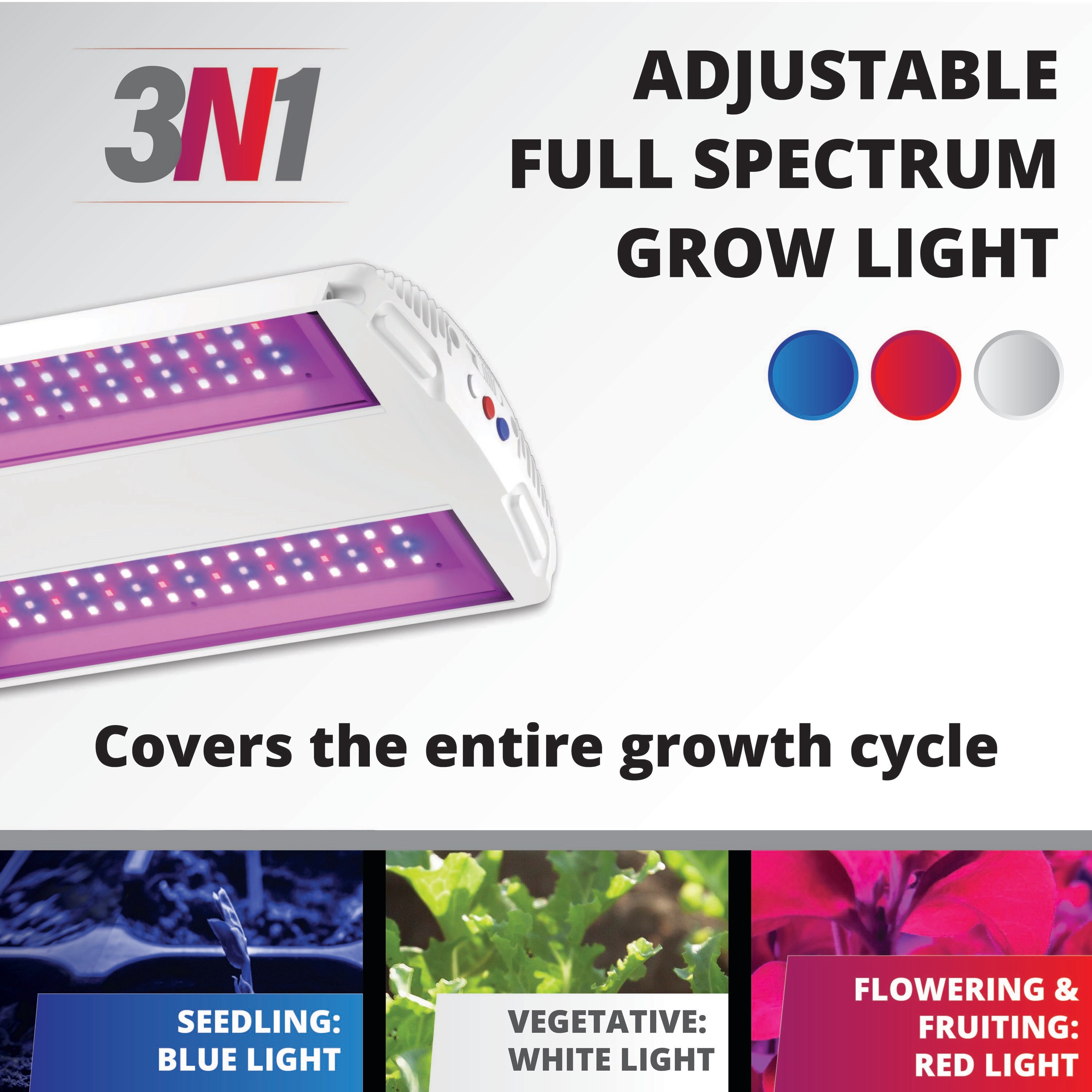 Good Earth Lighting GL1328-AL3-14LFC-G Grow-Lights - View #7