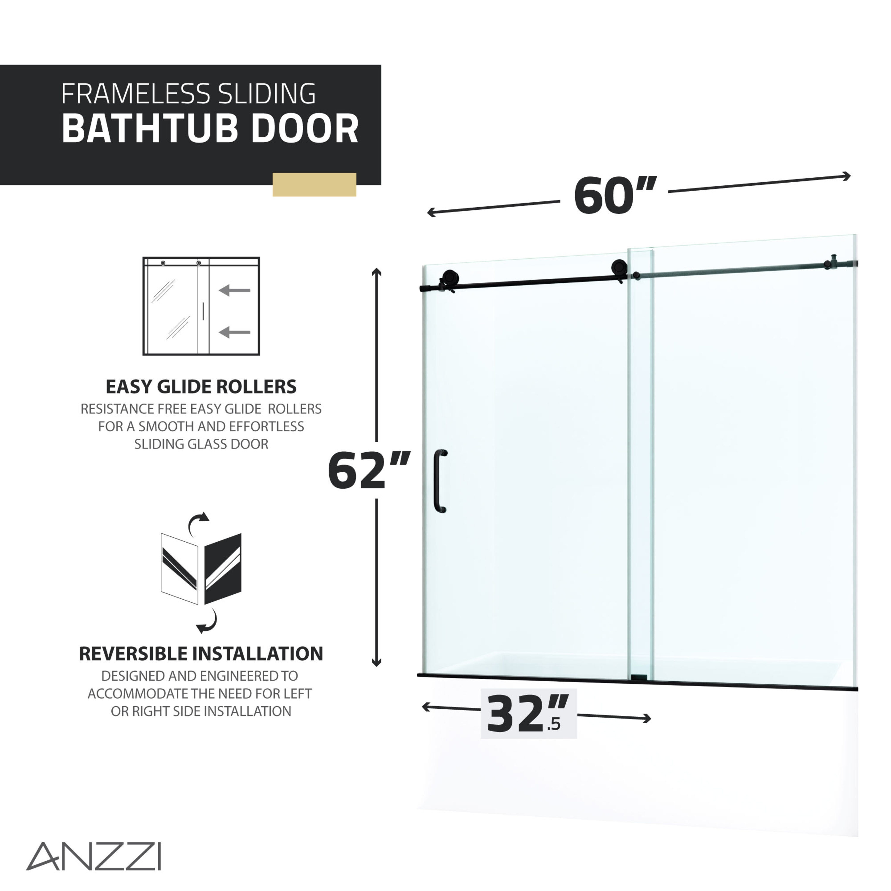 ANZZI SD-AZ17-01MB Bathtub-Doors - View #4