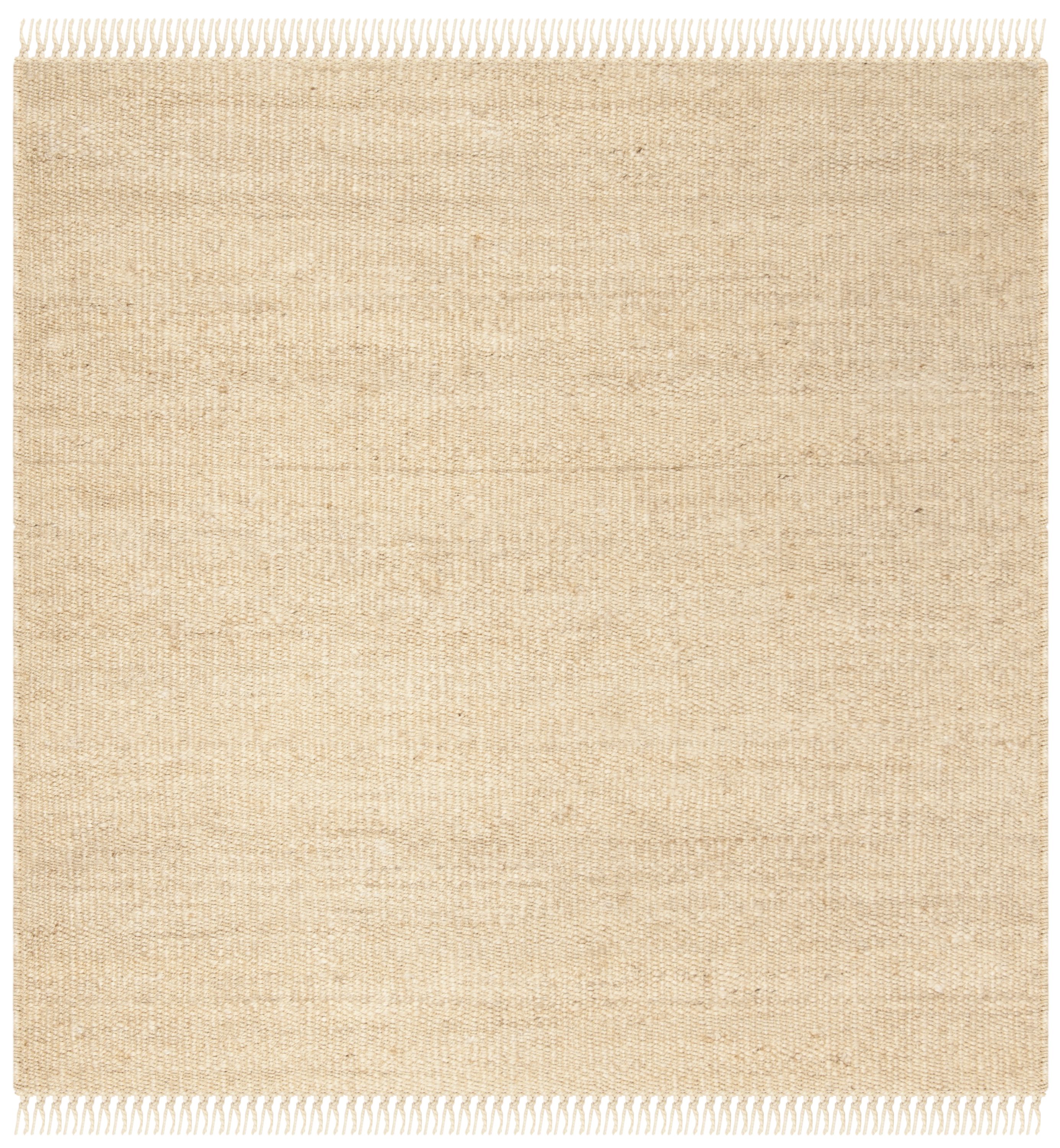 Safavieh NF368B-6SQ Natural Fiber Baird 6 x 6 (ft) Jute Ivory Square Indoor Abstract Farmhouse/Cottage Area rug