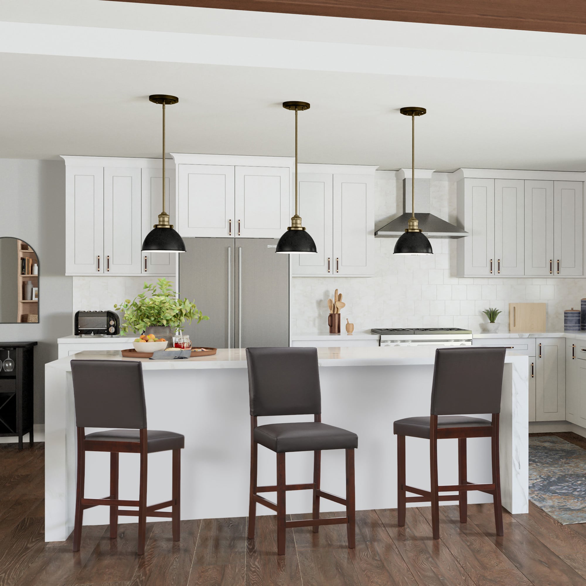 Leick Home 10086CP/EB stools - View #6