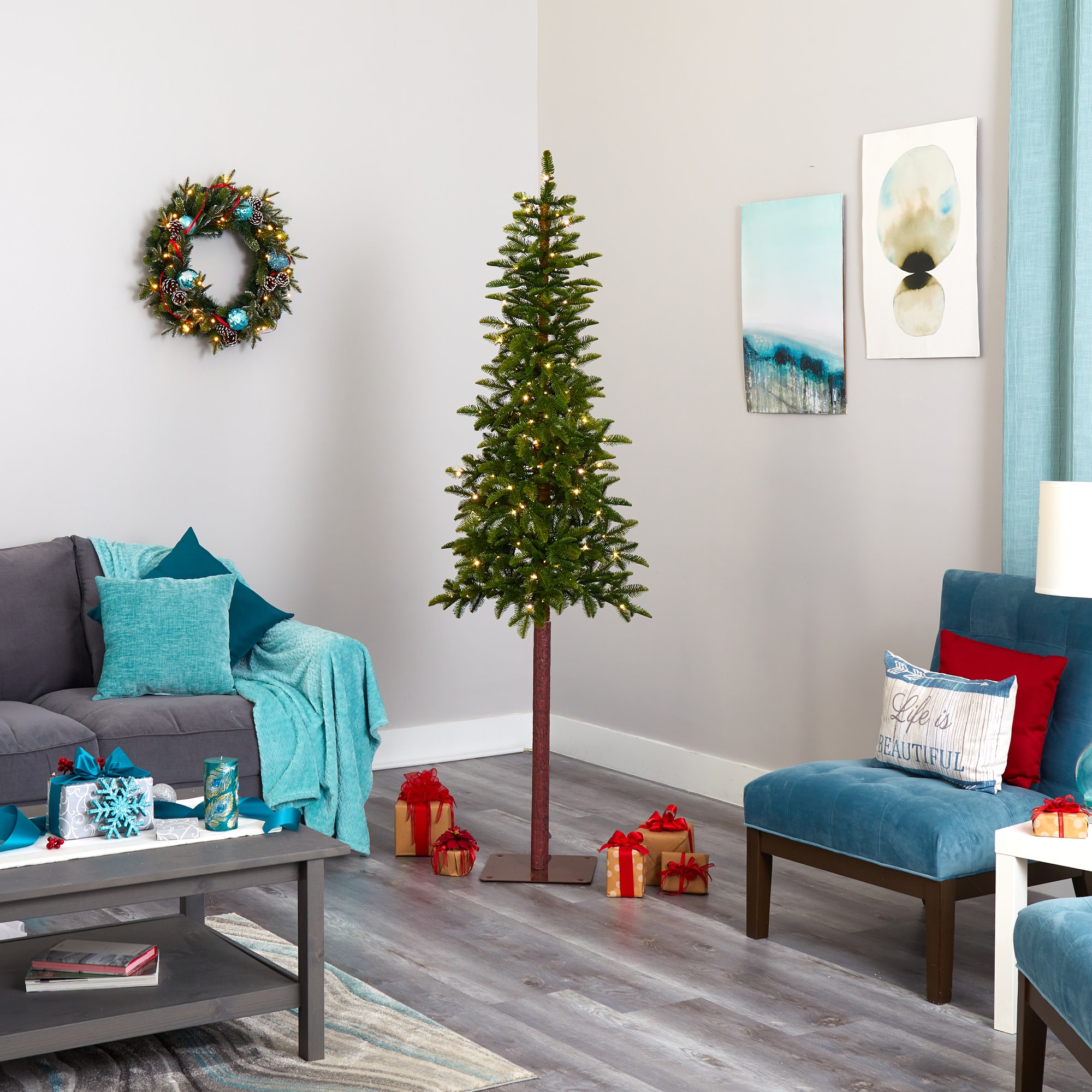 Nearly Natural T1466 Artificial-Christmas-Trees - View #8