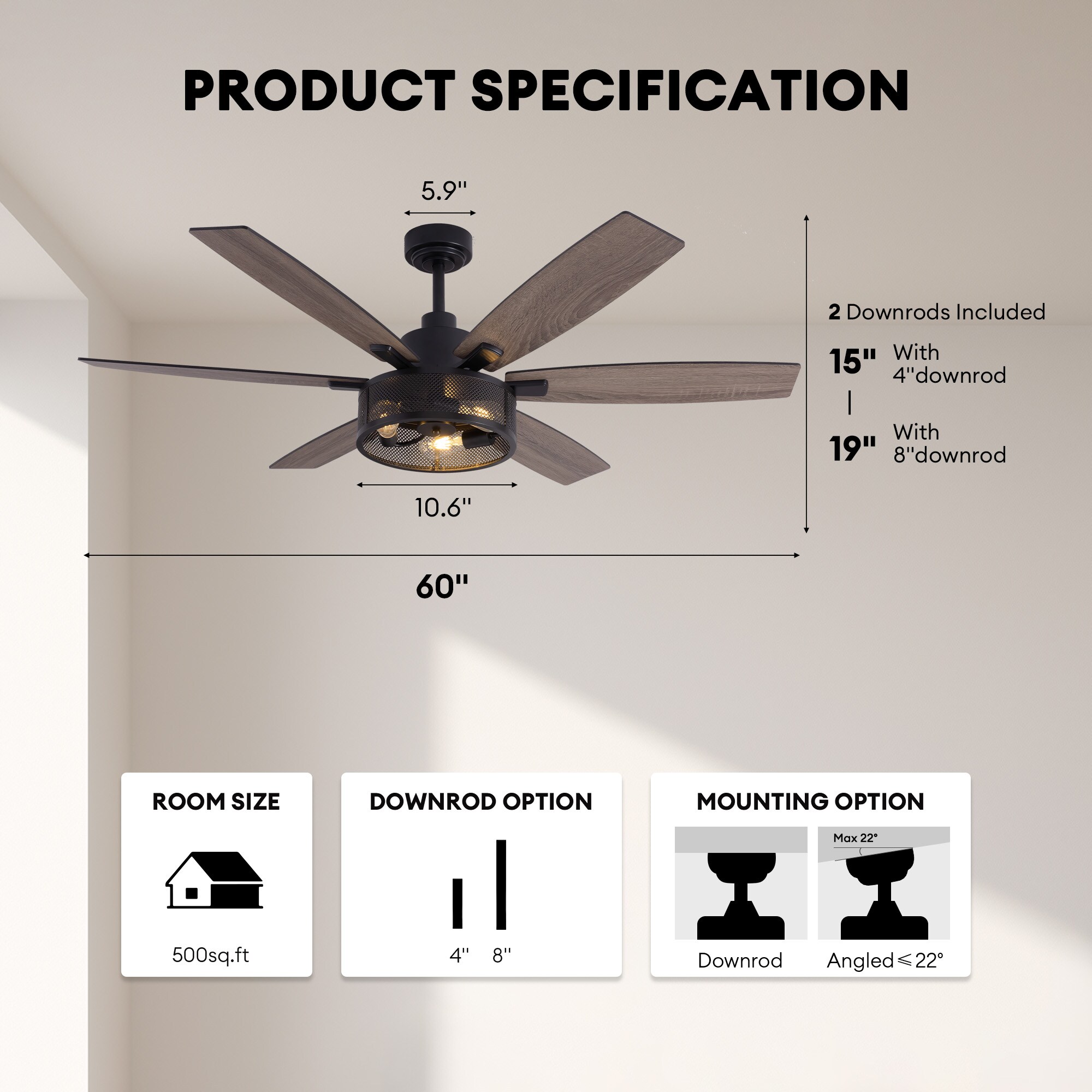 SILJOY FS-8836D-60-01 Ceiling-Fans - View #16
