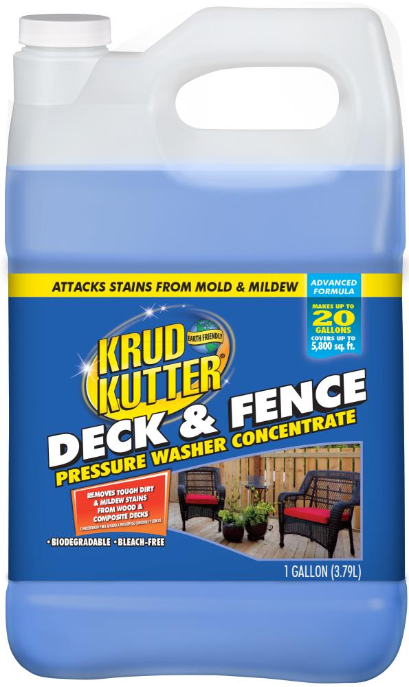 Low-pressure peroxide wash to keep the bottoms of those decks clean.