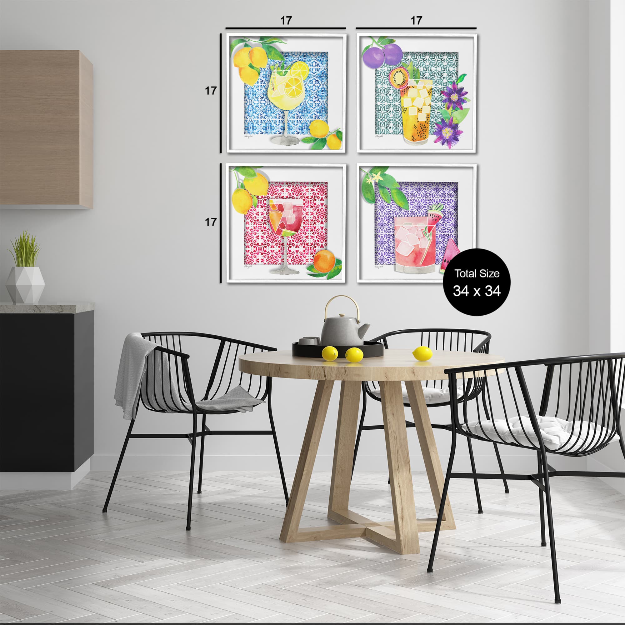 Stupell Industries A4-300-WFR-4PC-17X17 Wall-Art - View #2
