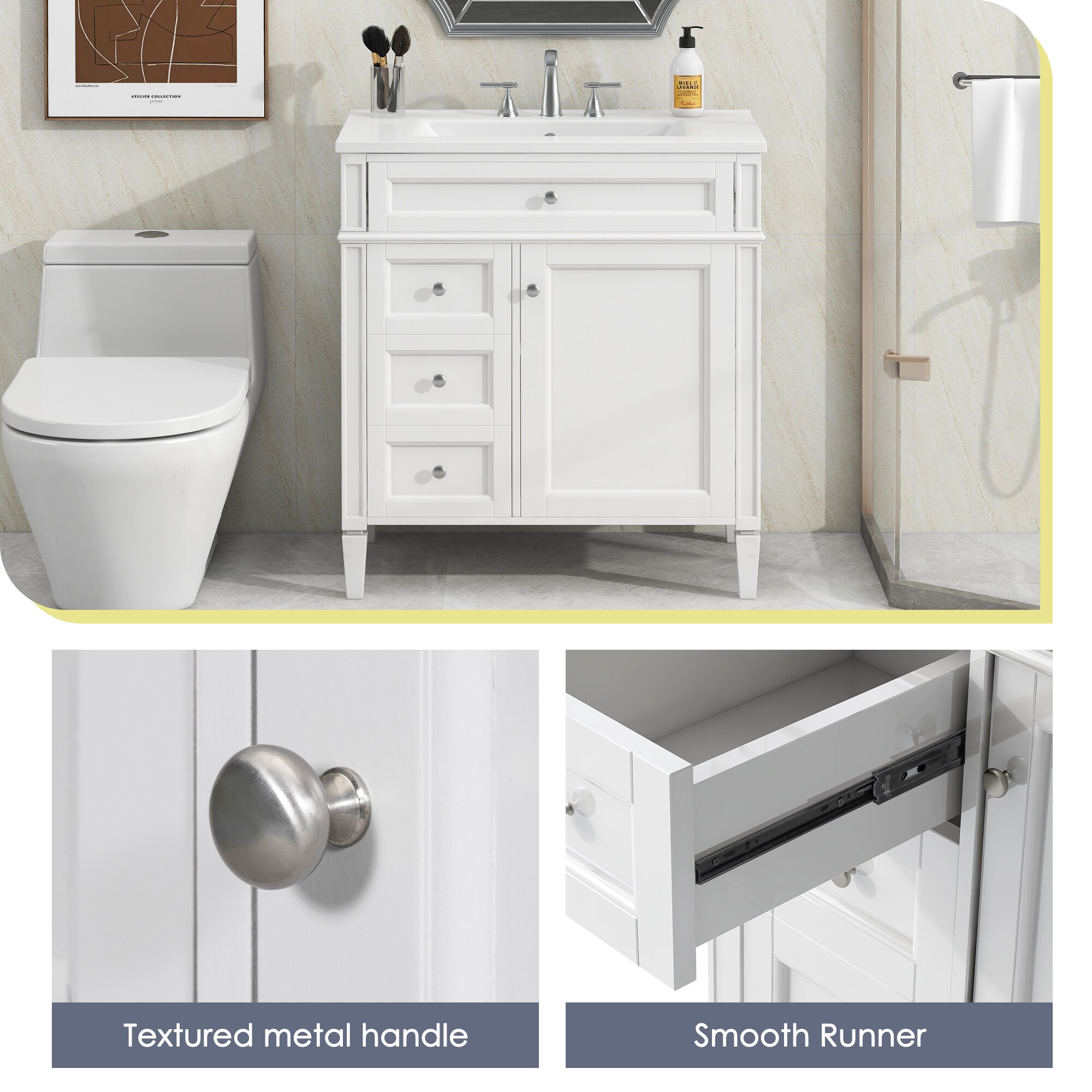 Siavonce FZB082S00006 Bath-Vanity-Combo - View #6