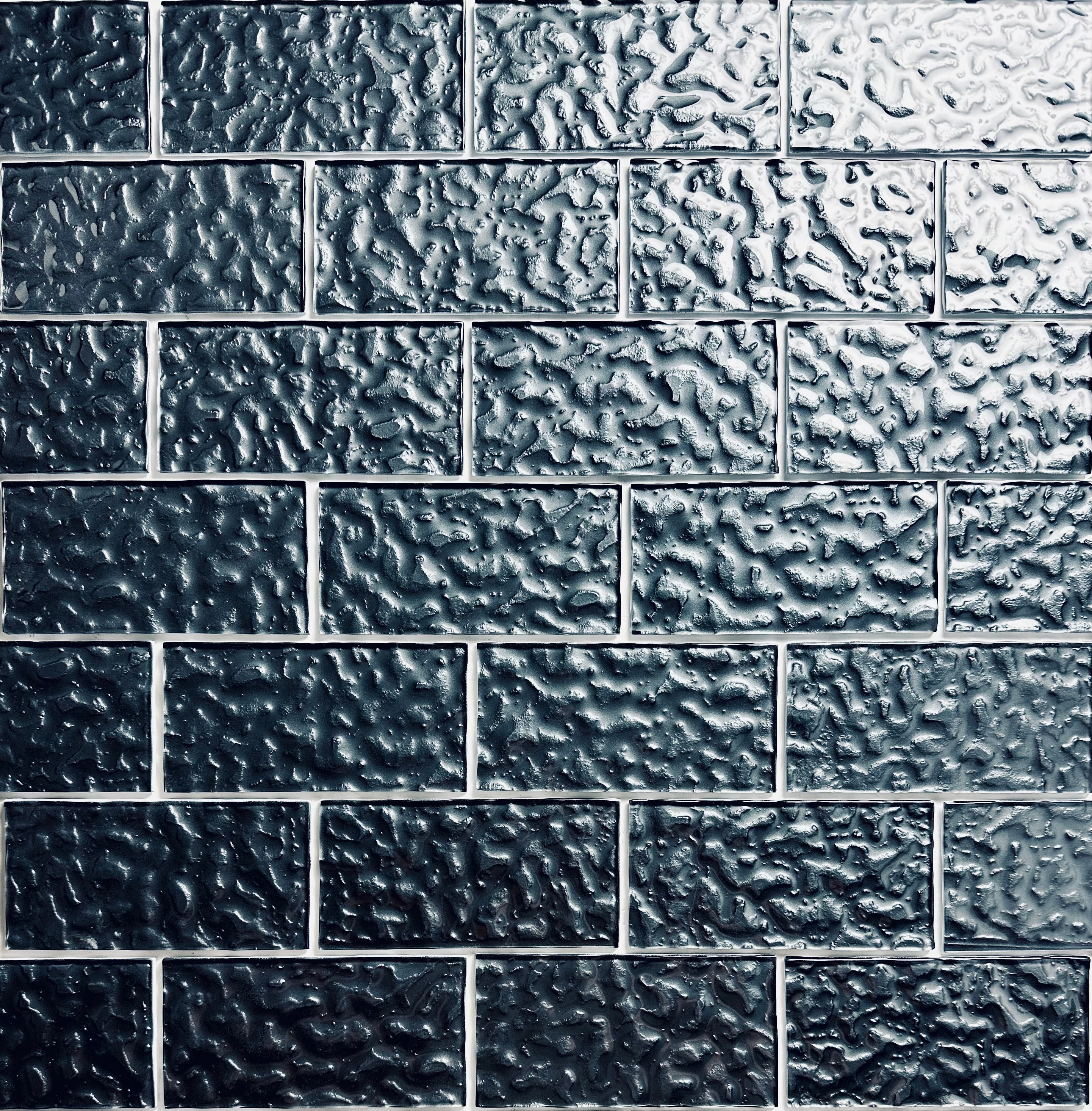 Abolos LWSMTW0306-CF Metaliics Gray 3-in x 6-in Glossy Glass Subway Standard Wall Tile ( 10-sq ft Carton )