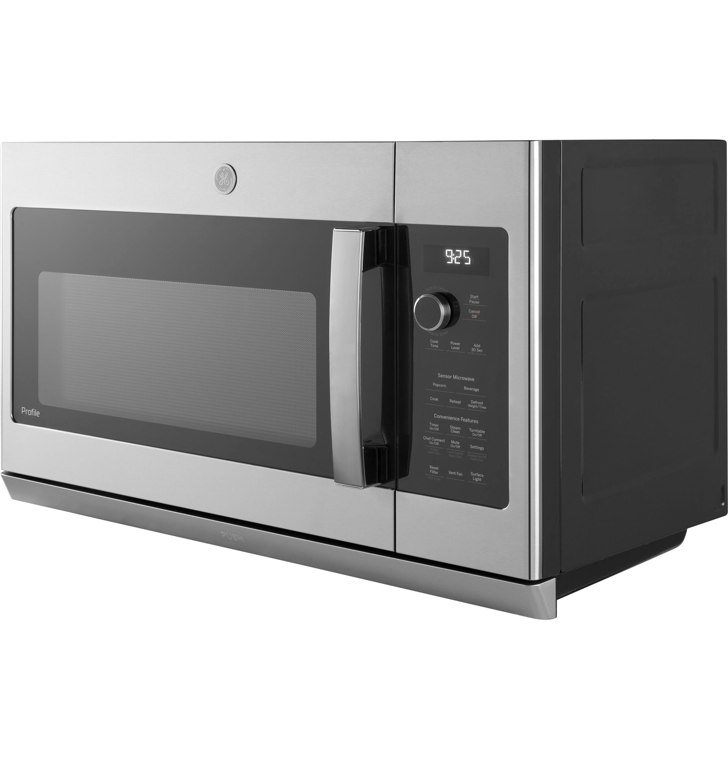 GE Profile 2.1 Cu. Ft. Over-the-Range Sensor Microwave Oven, Stainless  Steel 