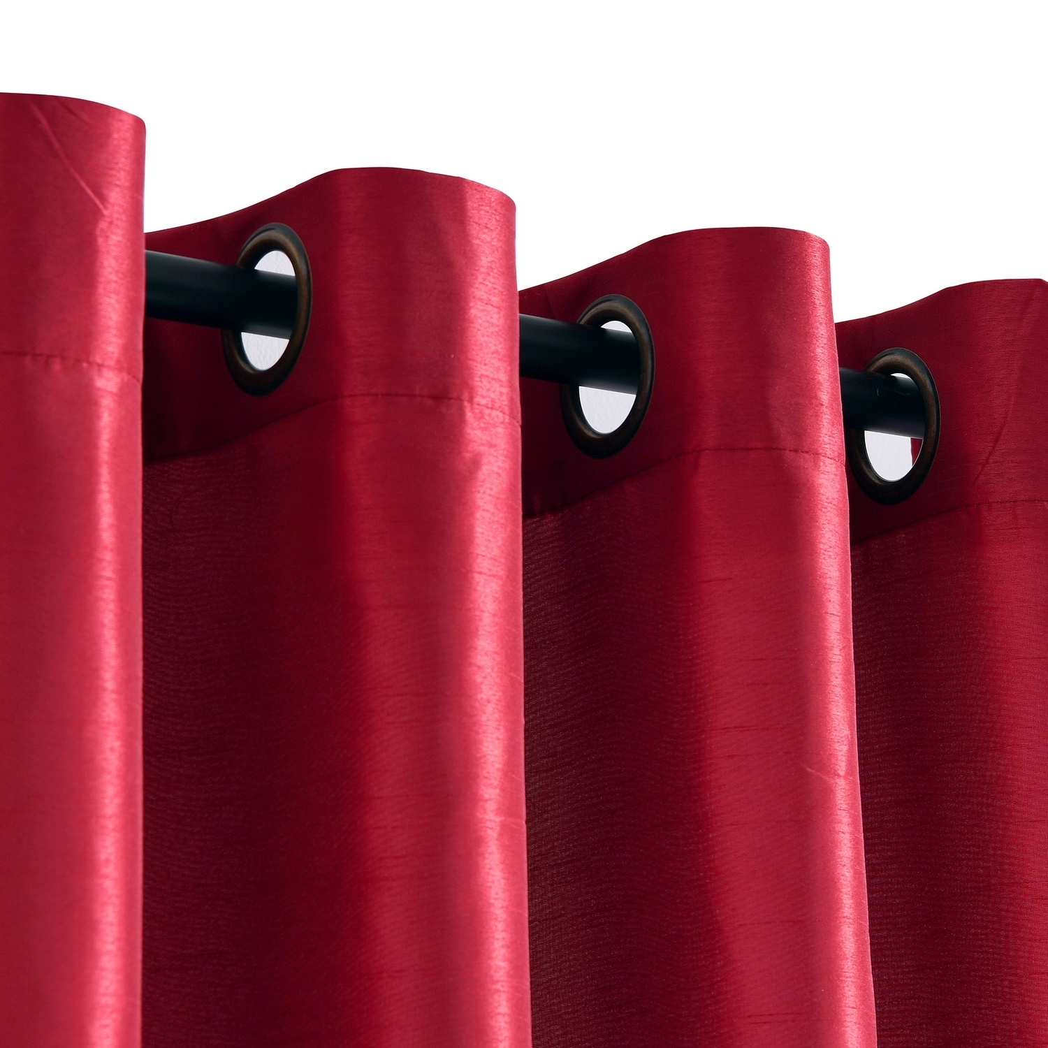 Lush Decor 84-in Merlot Room Darkening Standard Lined Grommet Curtain ...